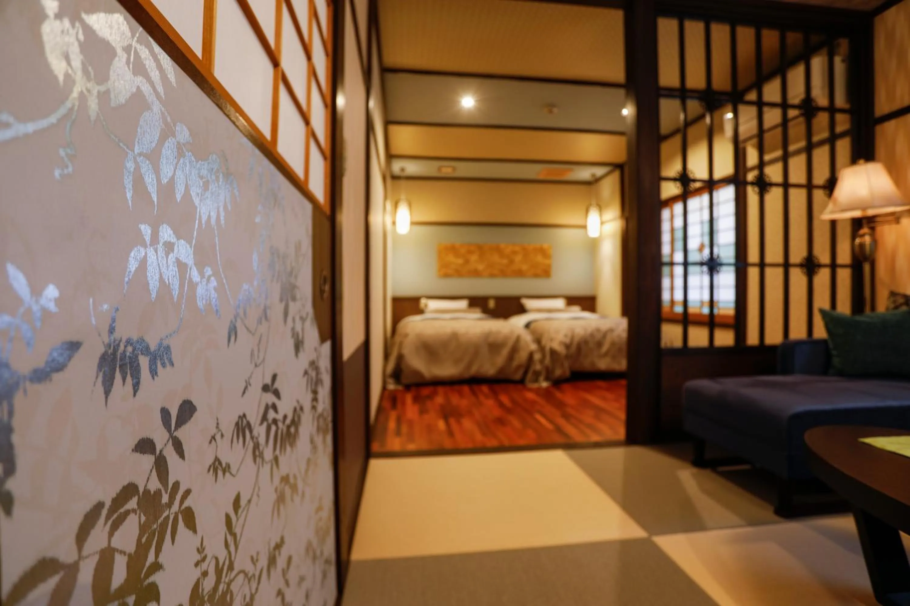 Bed in Kinosaki Tenboen