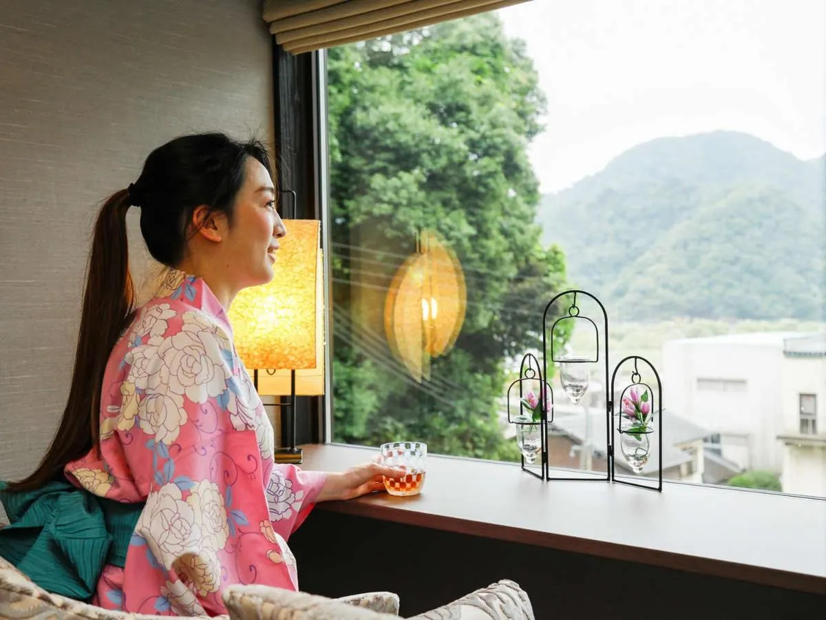 Mountain view in Kinosaki Tenboen