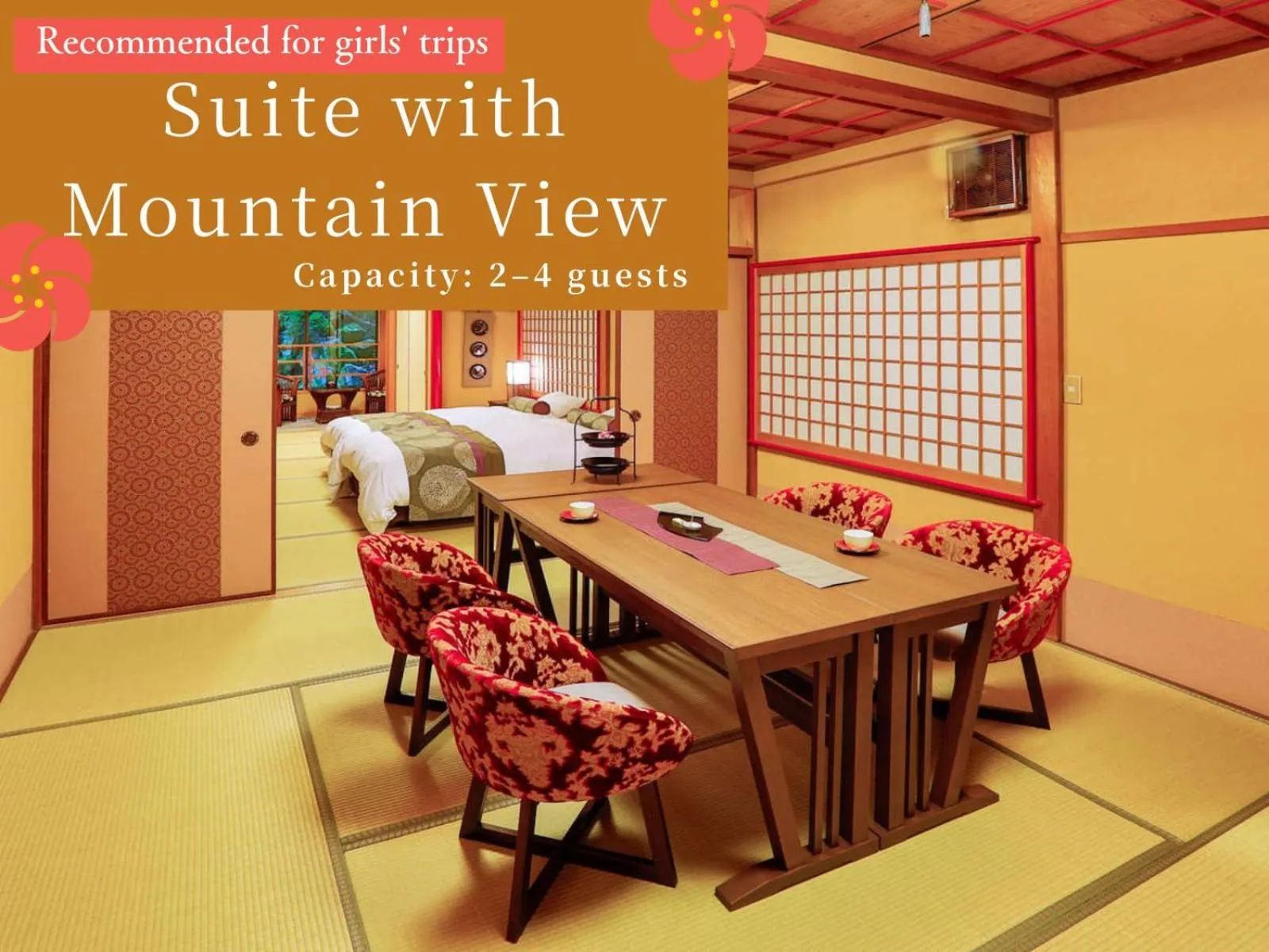 Photo of the whole room in Kinosaki Tenboen