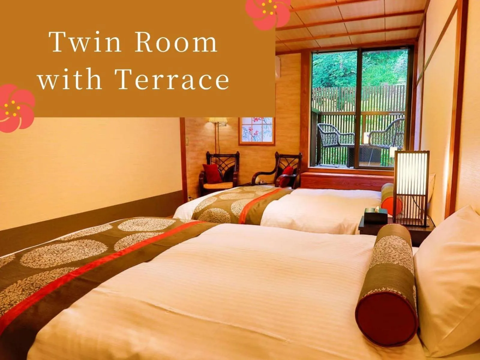 Photo of the whole room, Bed in Kinosaki Tenboen