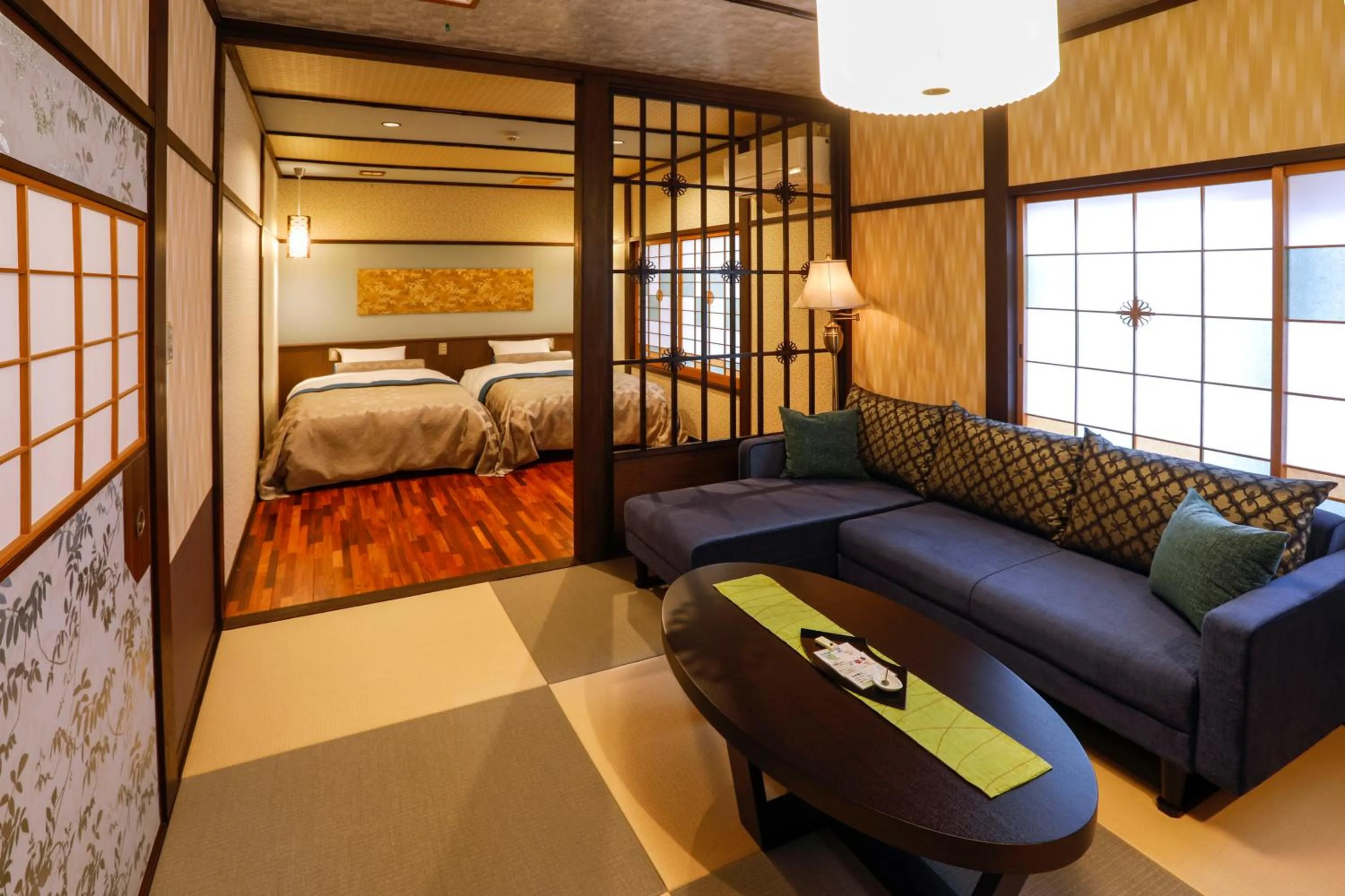 Bed in Kinosaki Tenboen
