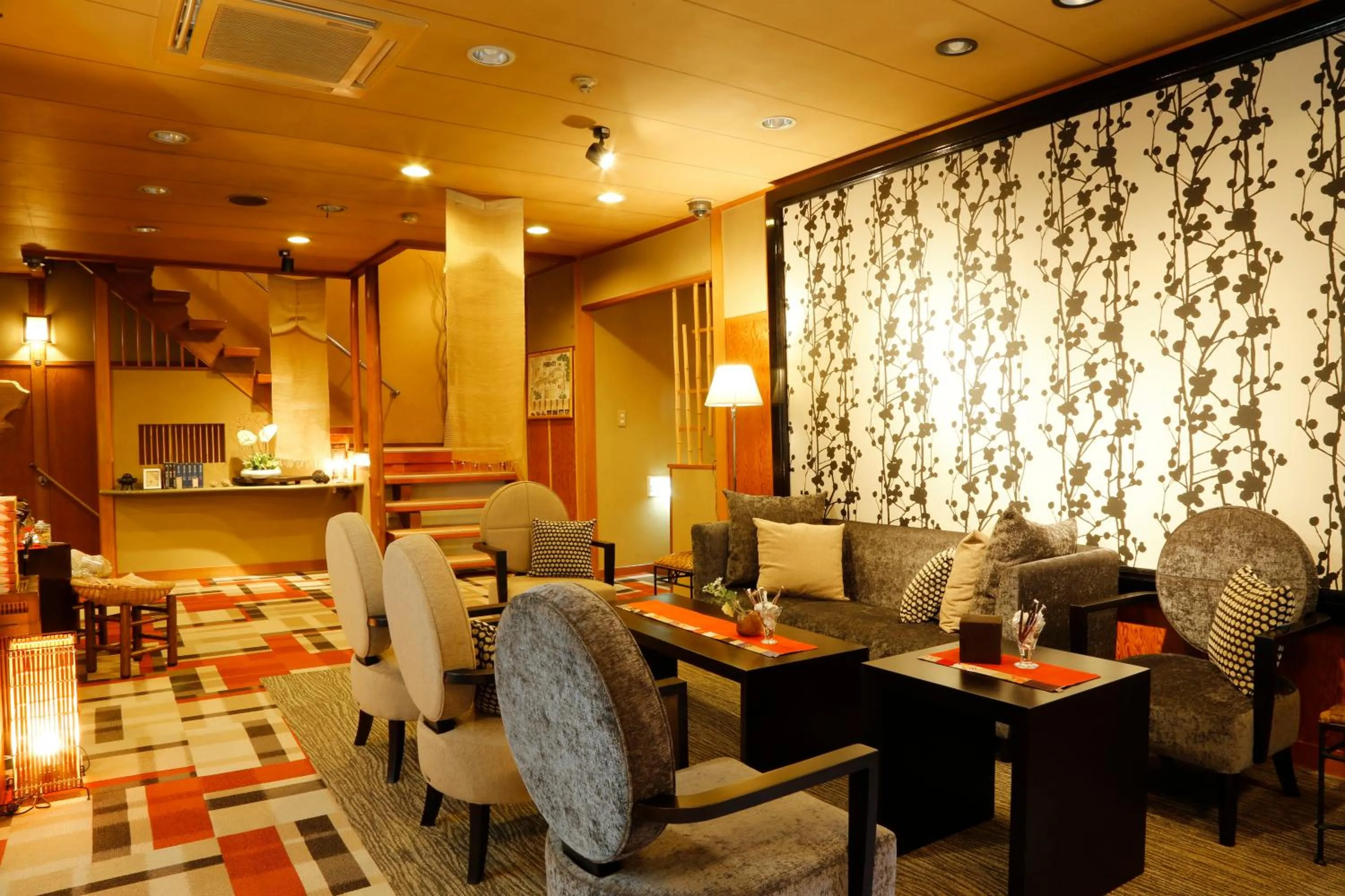 Lobby or reception in Kinosaki Tenboen