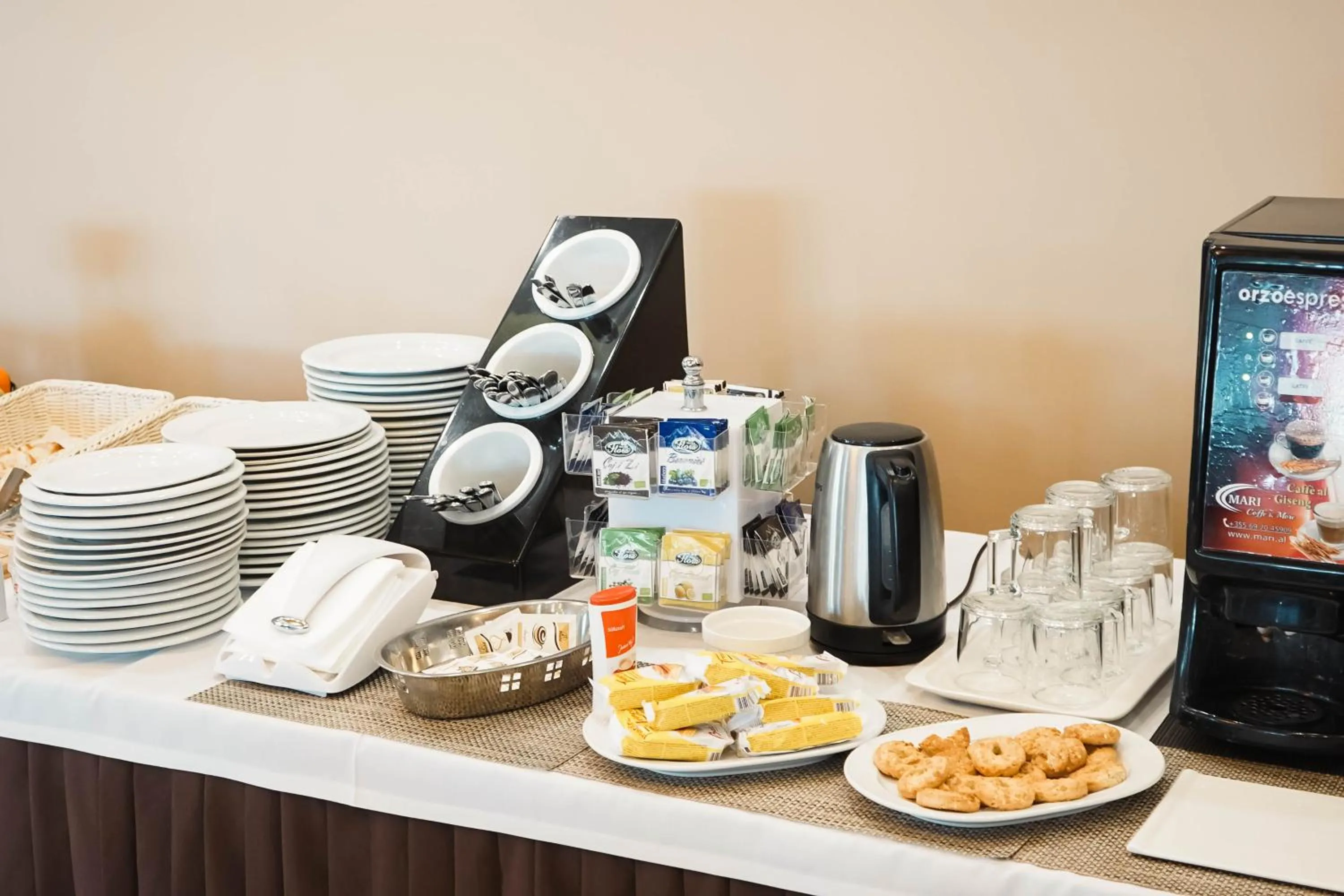 Buffet breakfast in Hotel Kristal