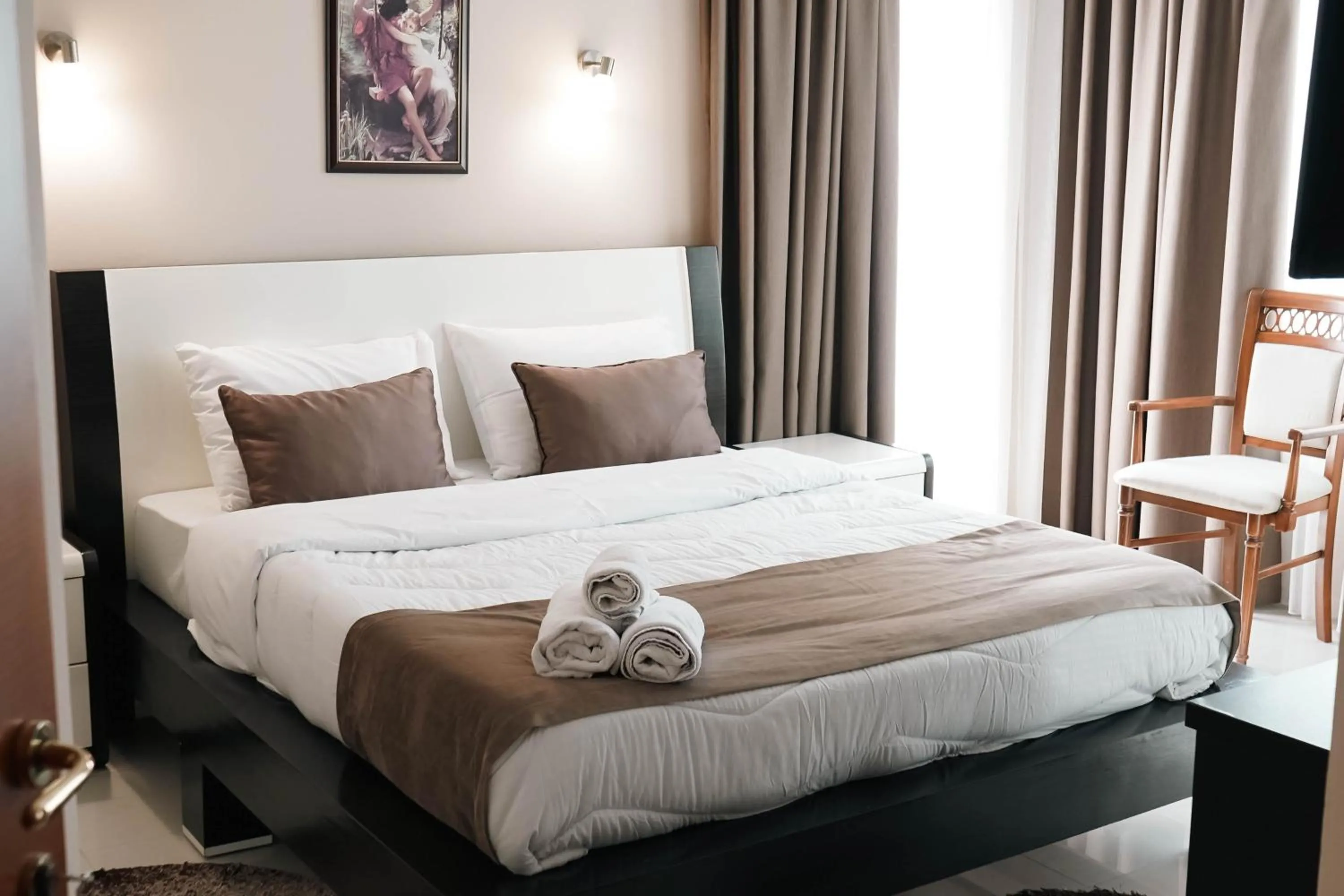 Bedroom, Bed in Hotel Kristal