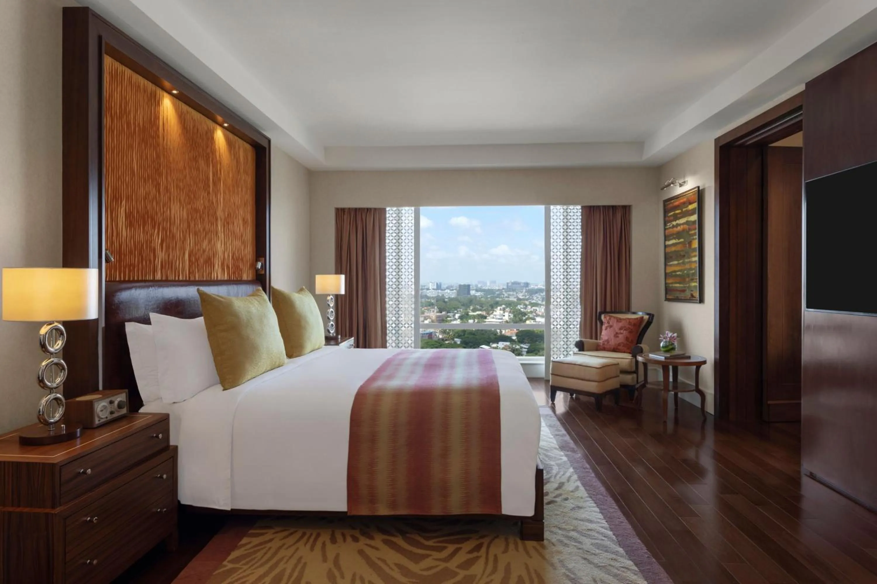 Bedroom, Bed in The Ritz-Carlton, Bangalore