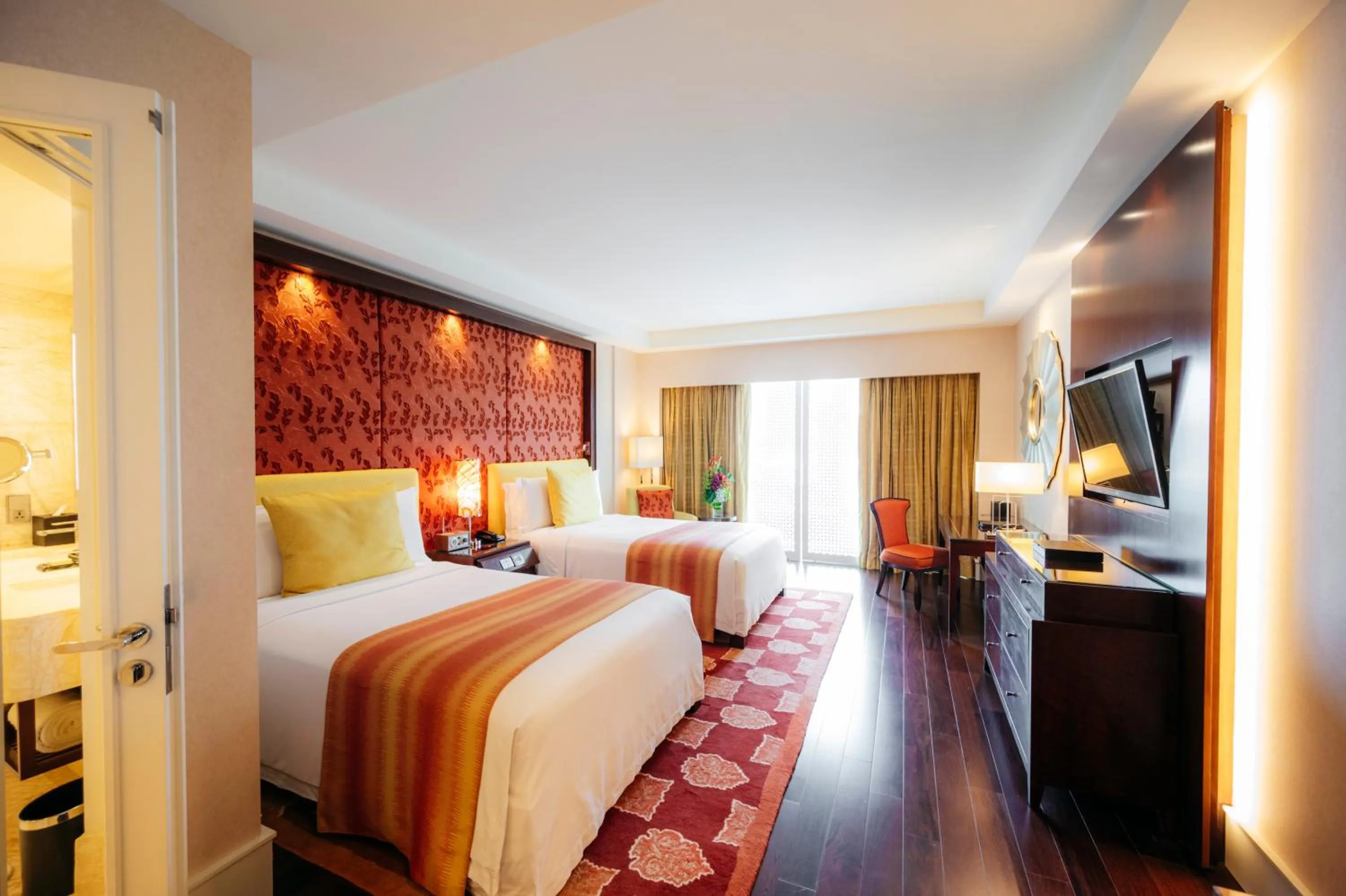 Bedroom, Bed in The Ritz-Carlton, Bangalore