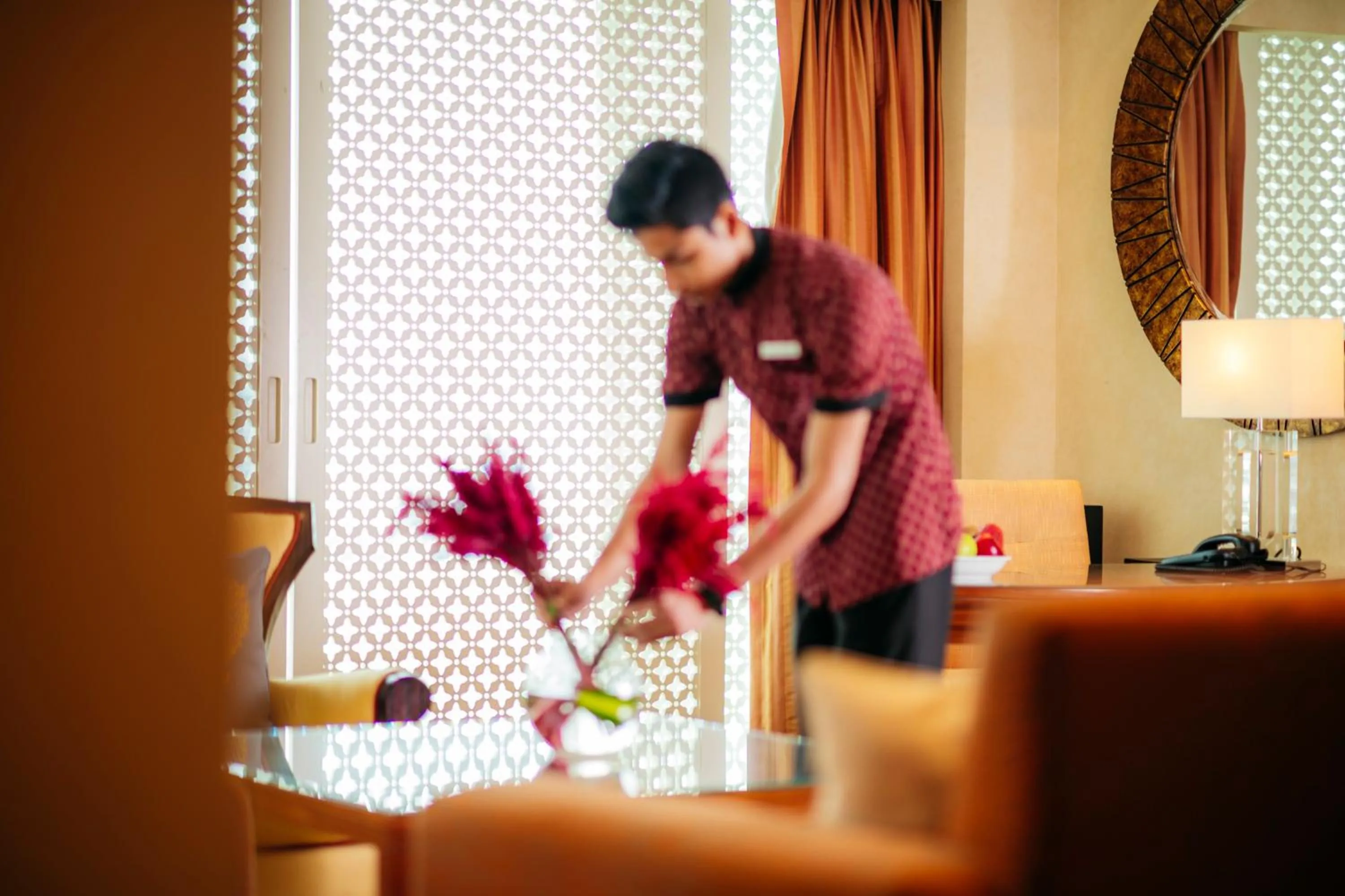 room service in The Ritz-Carlton, Bangalore