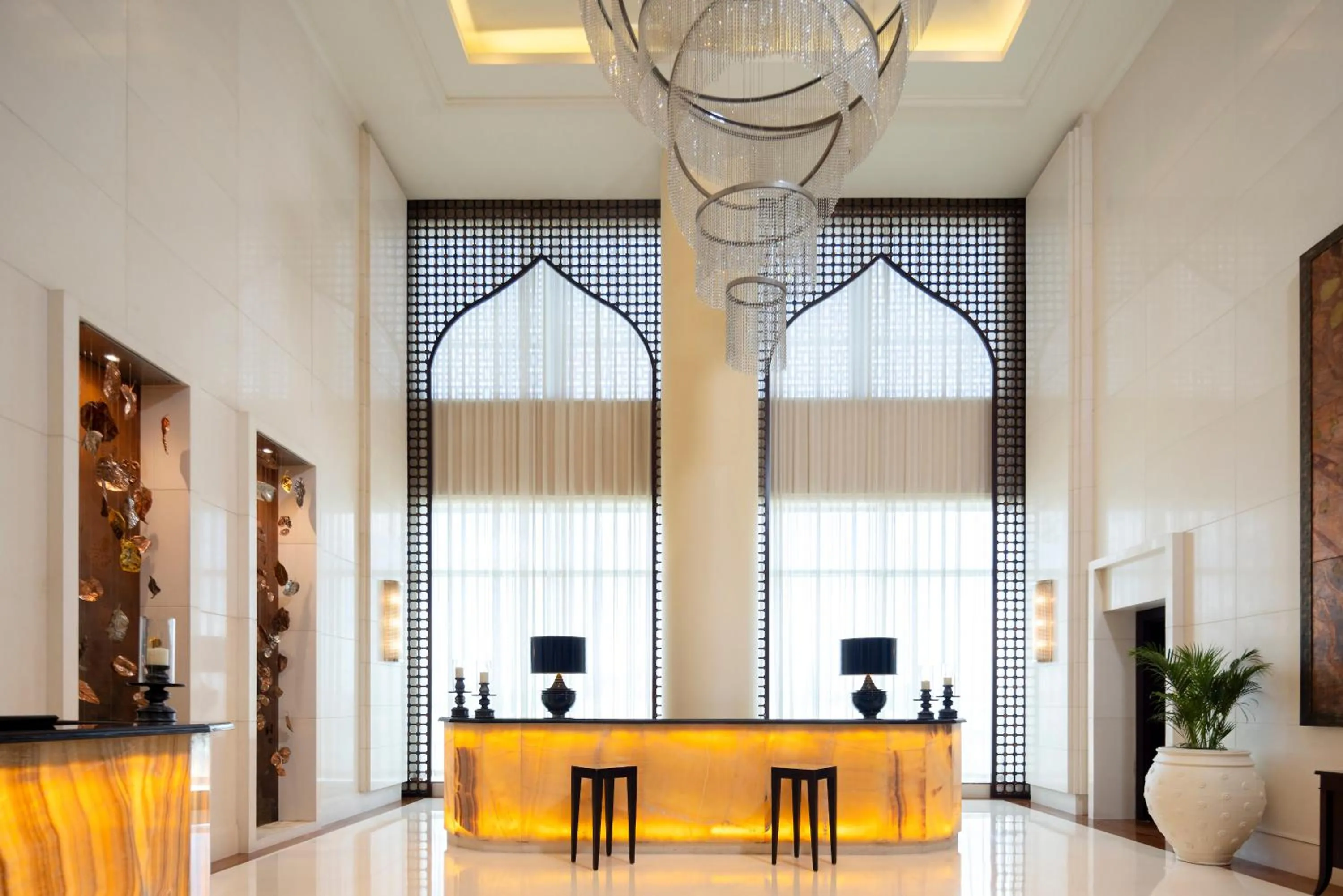 Lobby or reception in The Ritz-Carlton, Bangalore