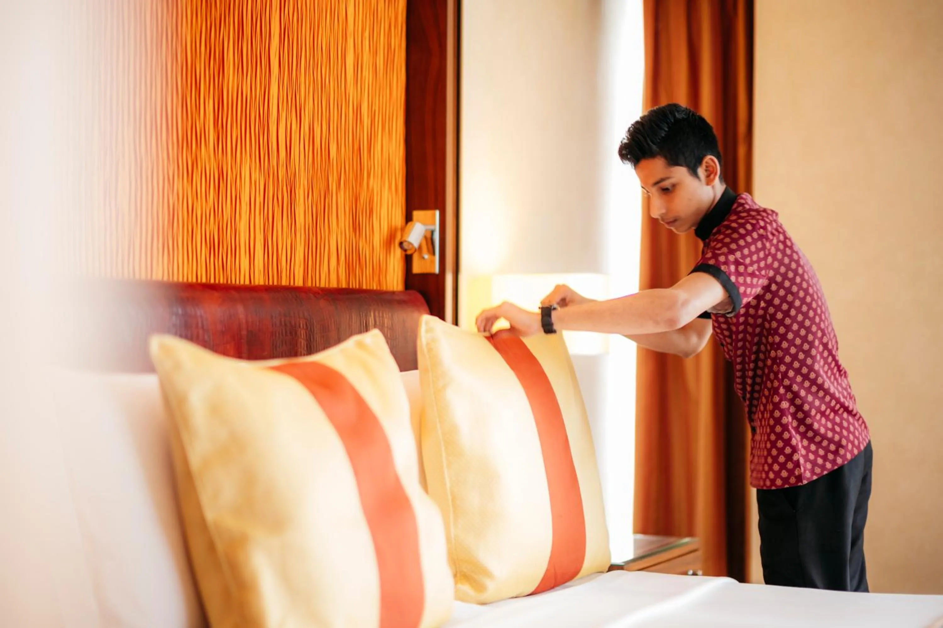 Bedroom, Bed in The Ritz-Carlton, Bangalore