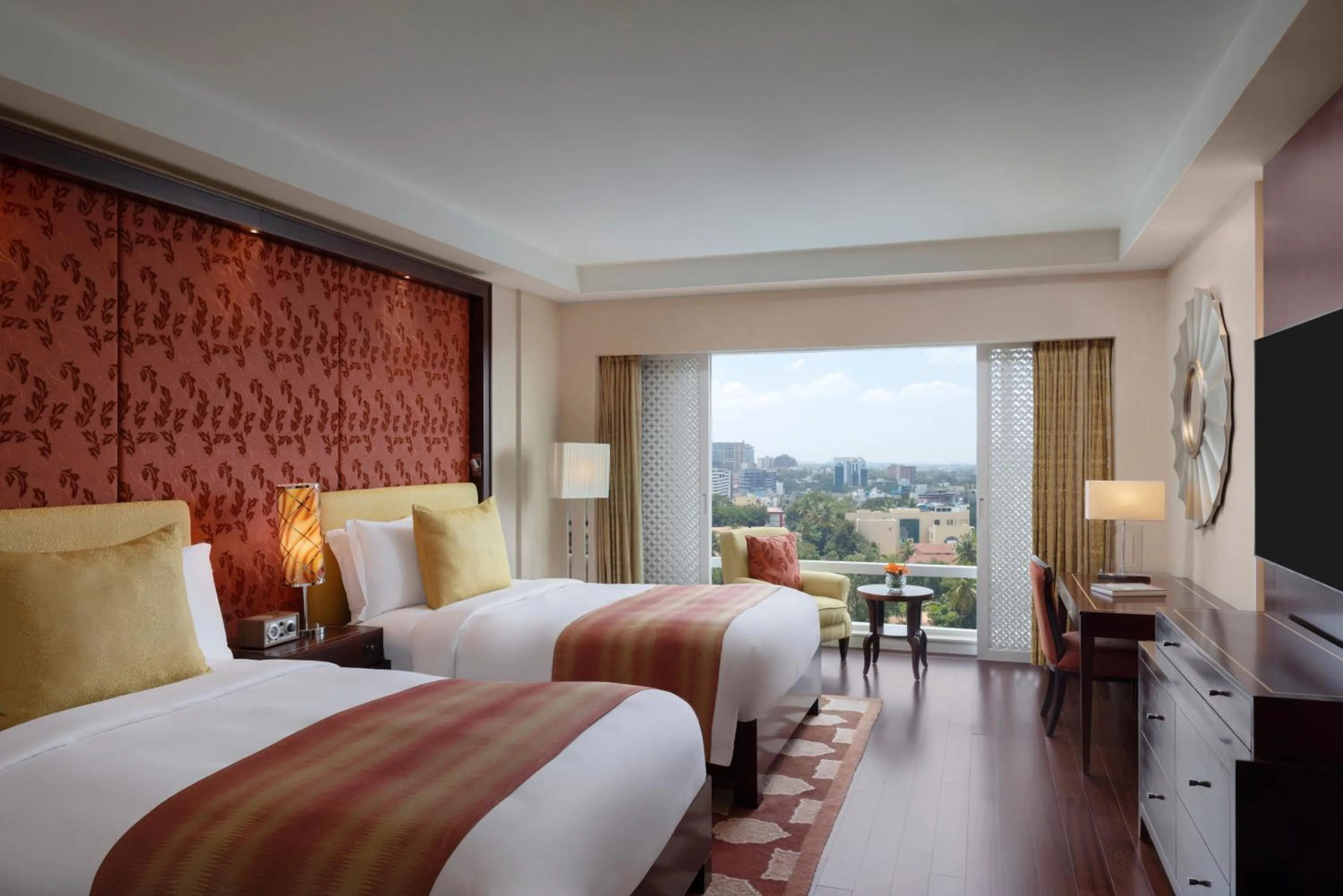 Bed in The Ritz-Carlton, Bangalore