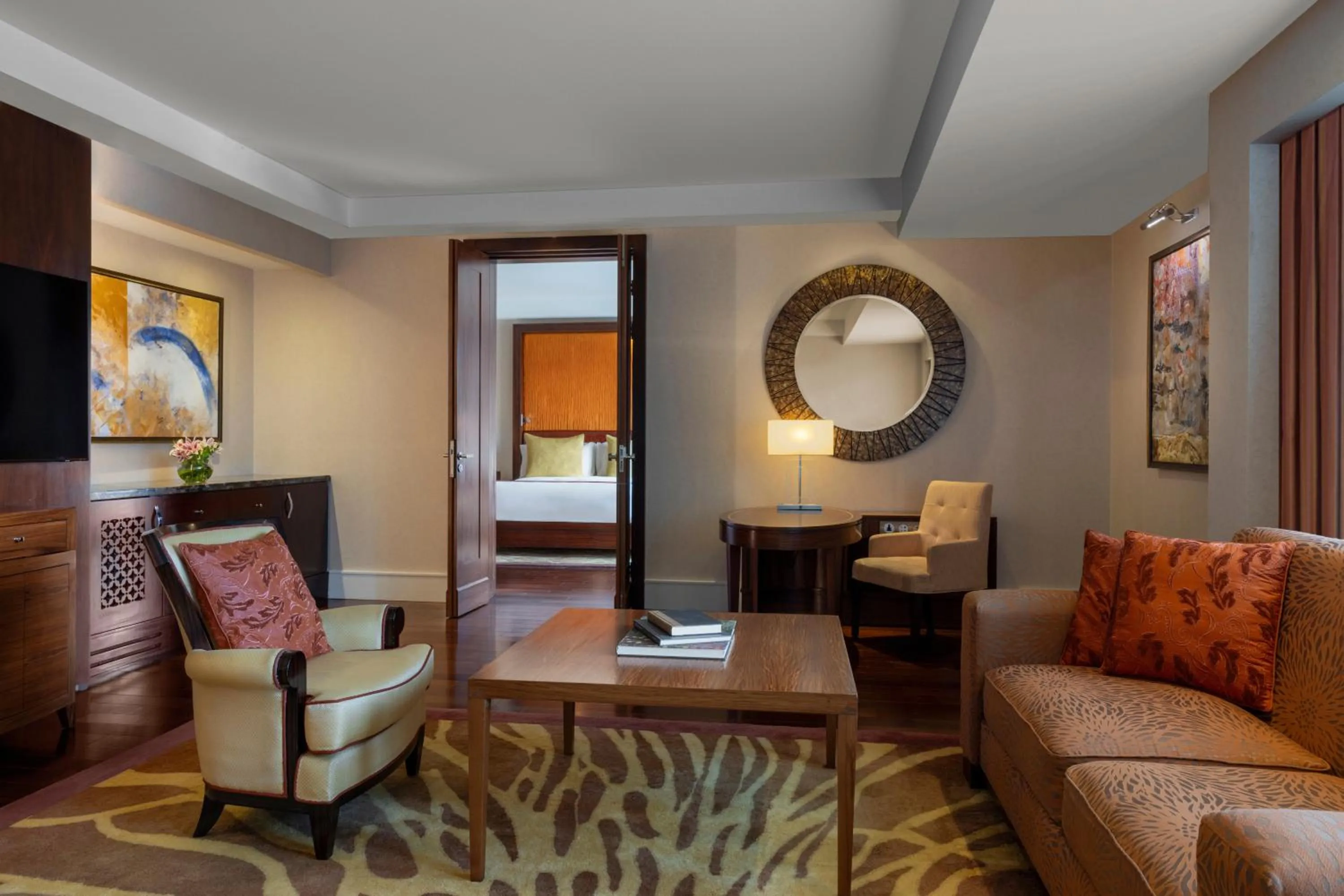 Bed in The Ritz-Carlton, Bangalore