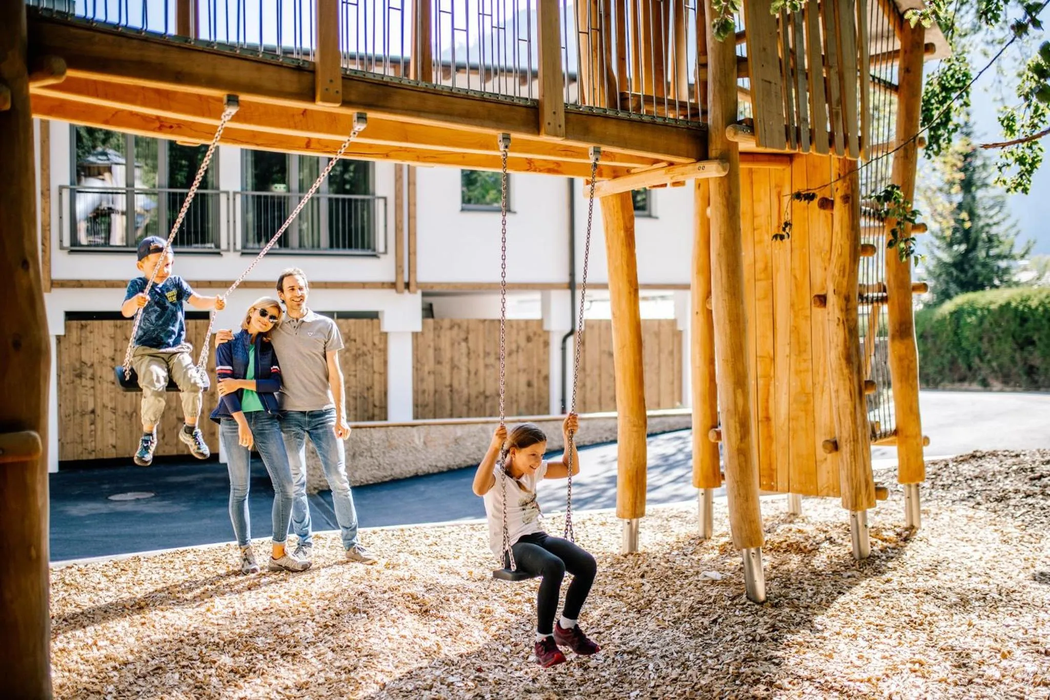 Children play ground in Das Bayrischzell Familotel Oberbayern