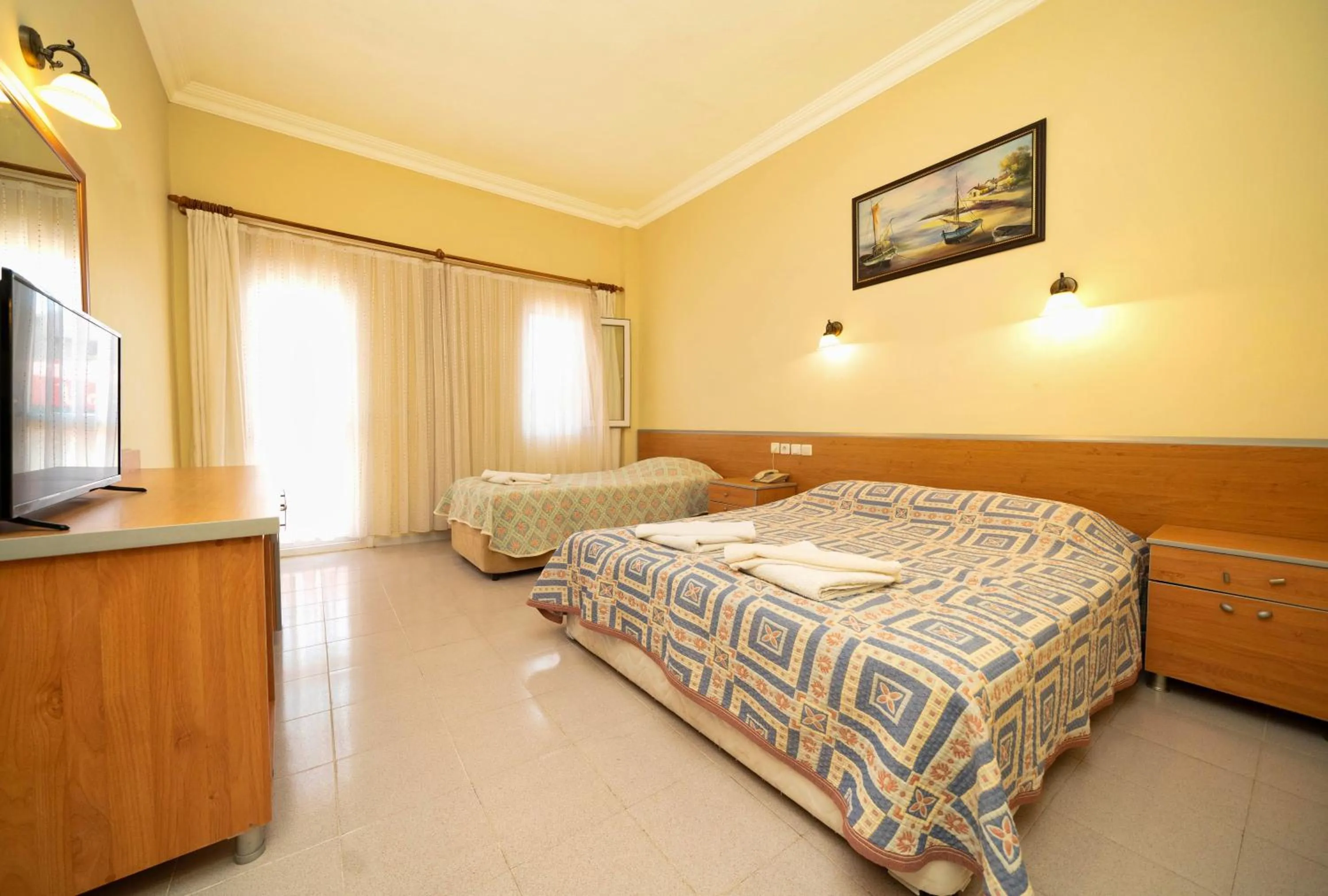 Bed in Hotel Imparator