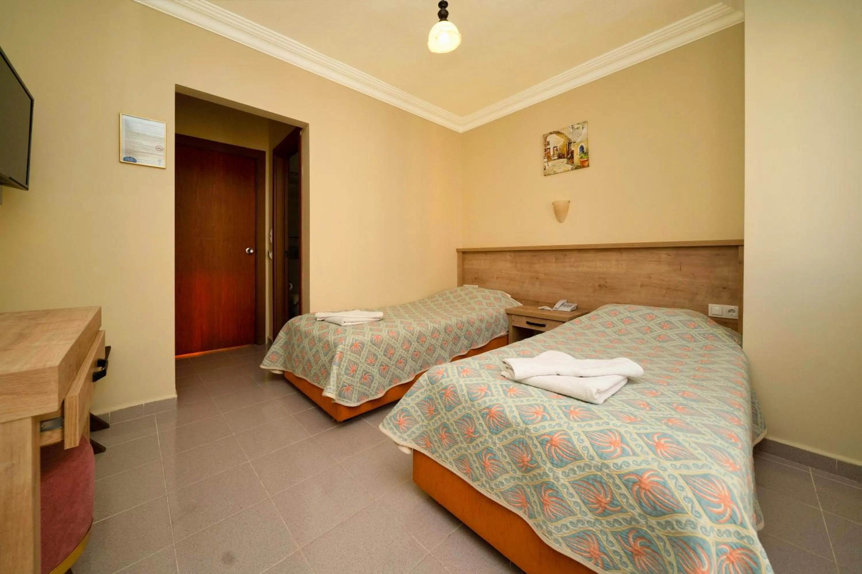 Bed in Hotel Imparator