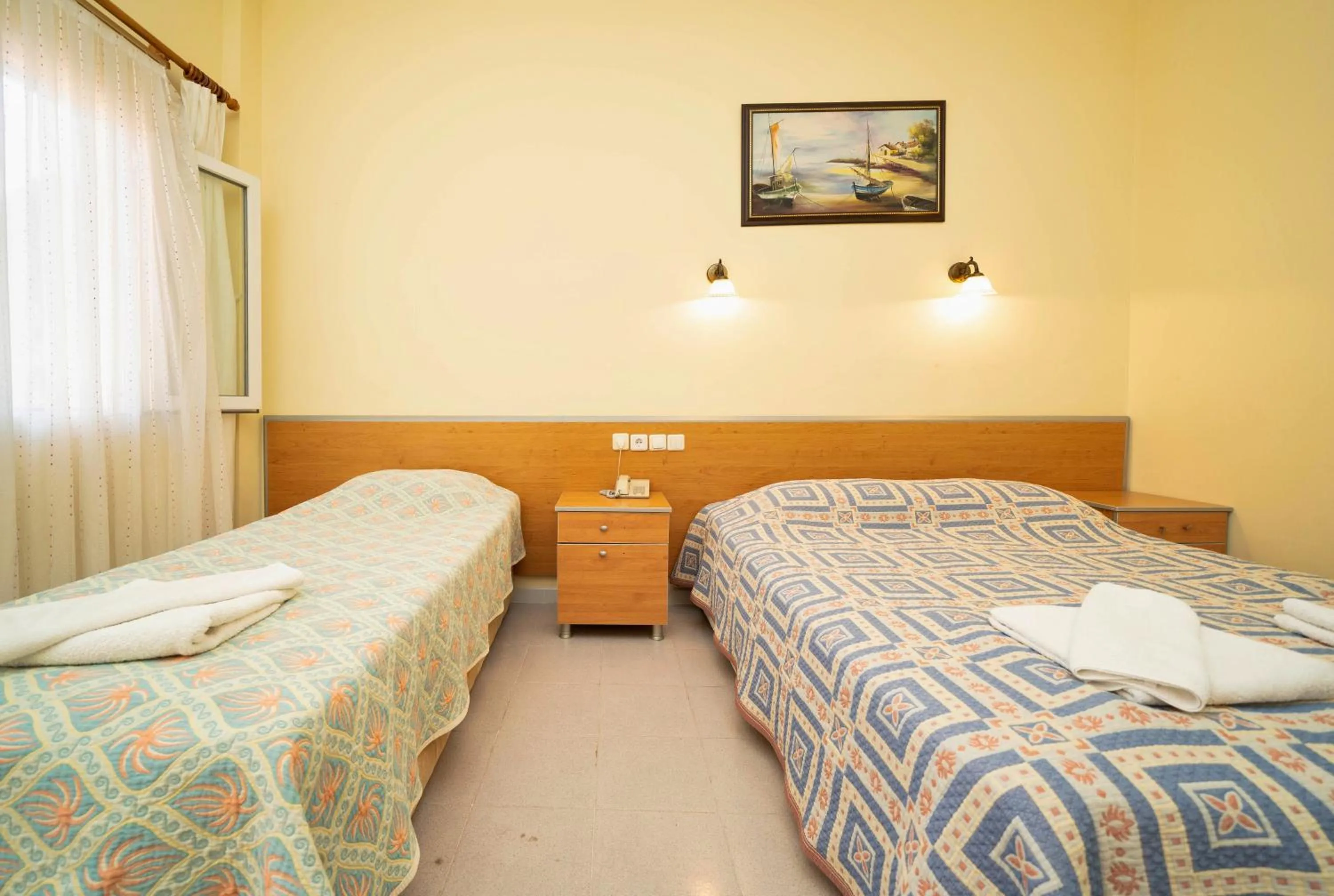 Bed in Hotel Imparator