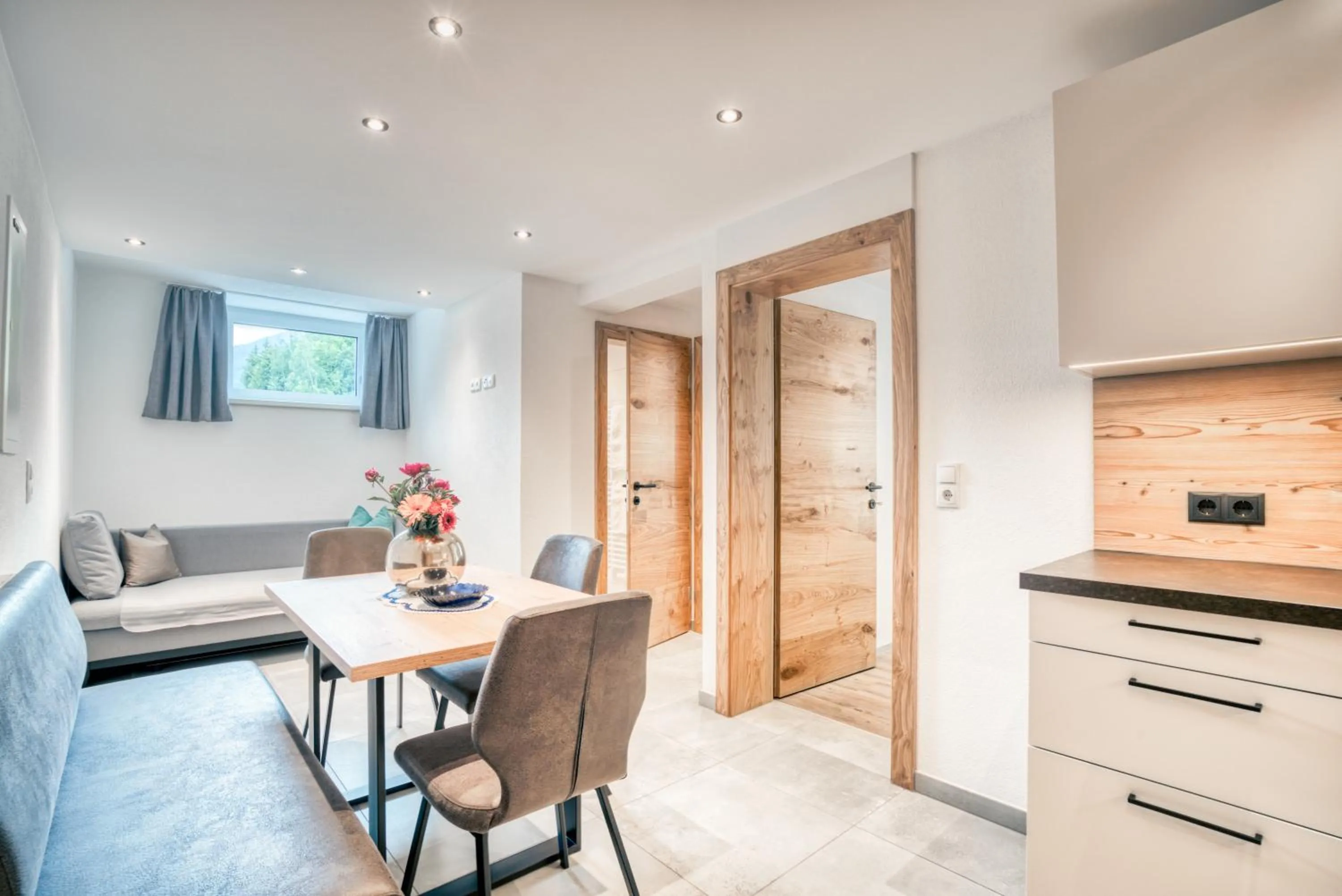 Dining area in Apart Gstrein - including Silvretta Premium Summercard