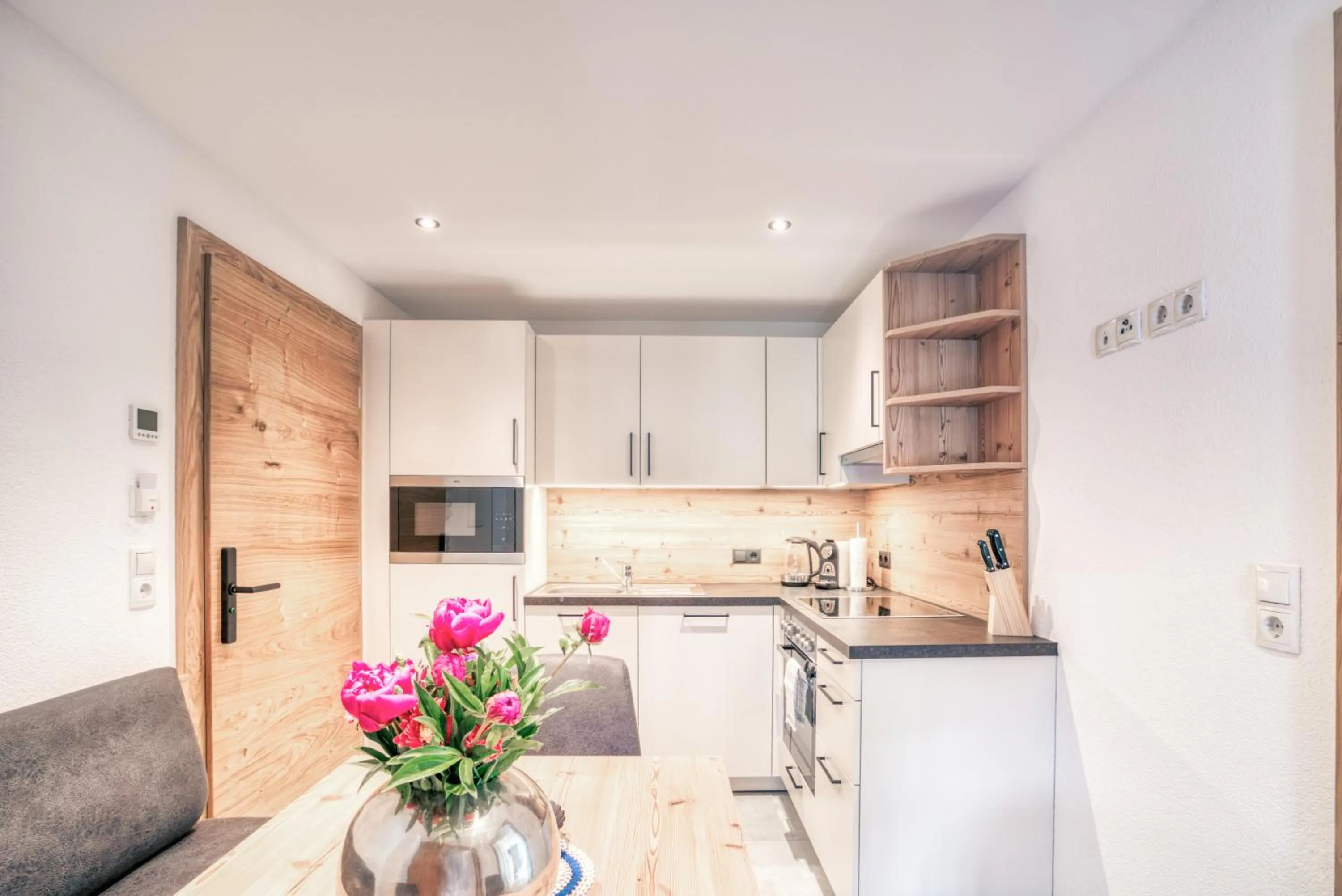 Kitchen or kitchenette in Apart Gstrein - including Silvretta Premium Summercard