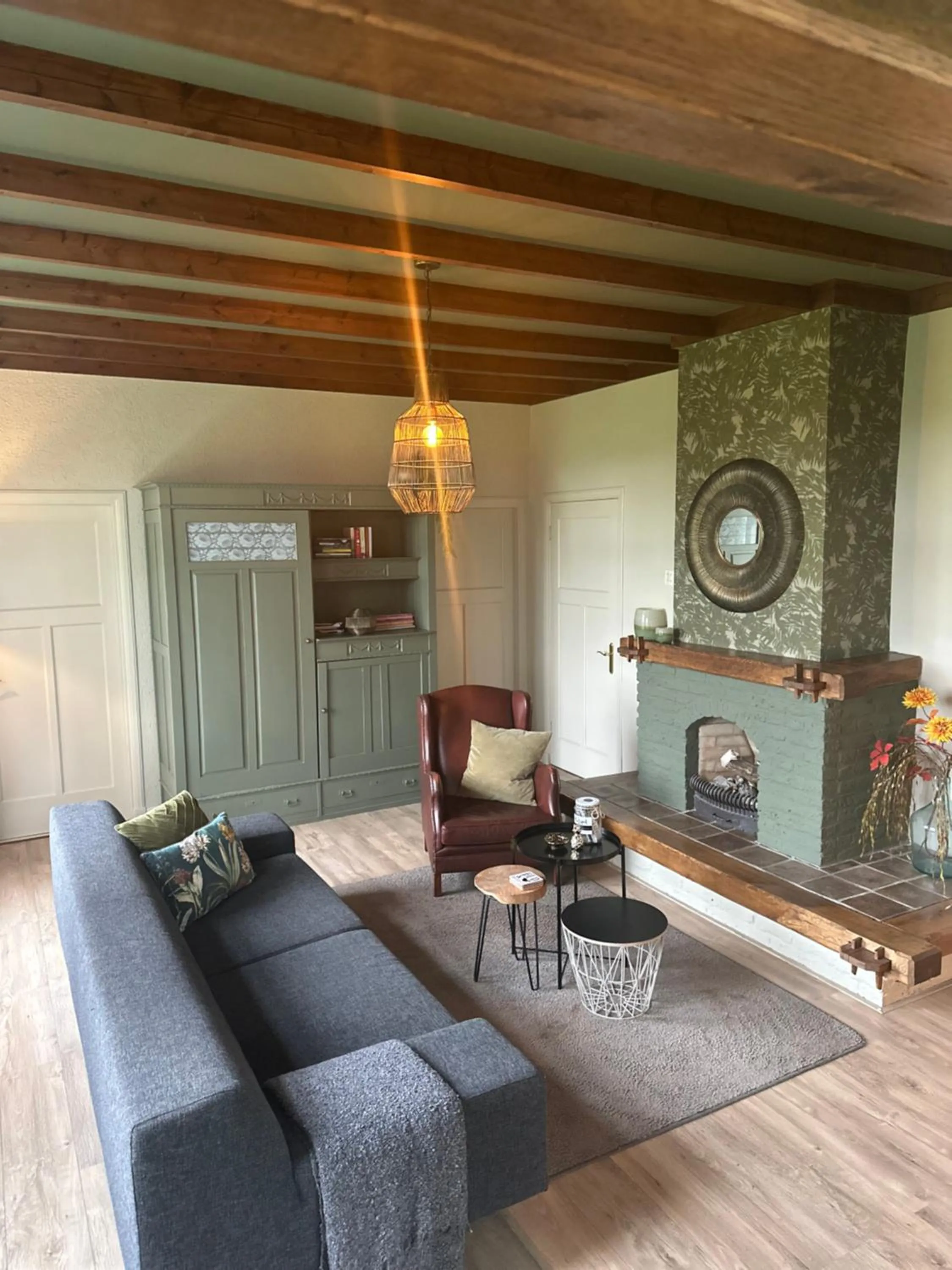 Living room in B&B Borgersteeg