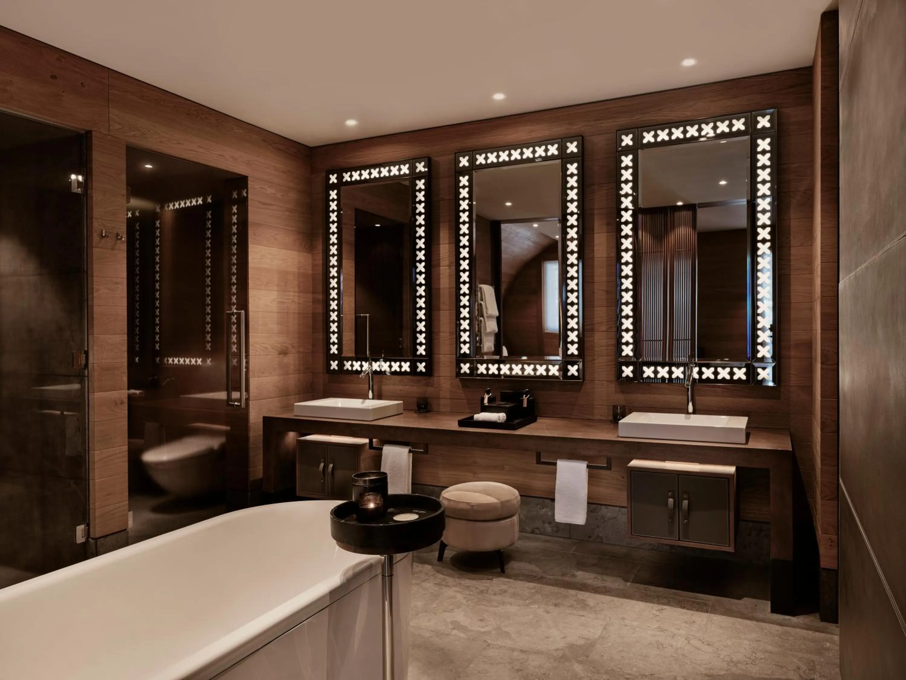 Bathroom in The Chedi Andermatt