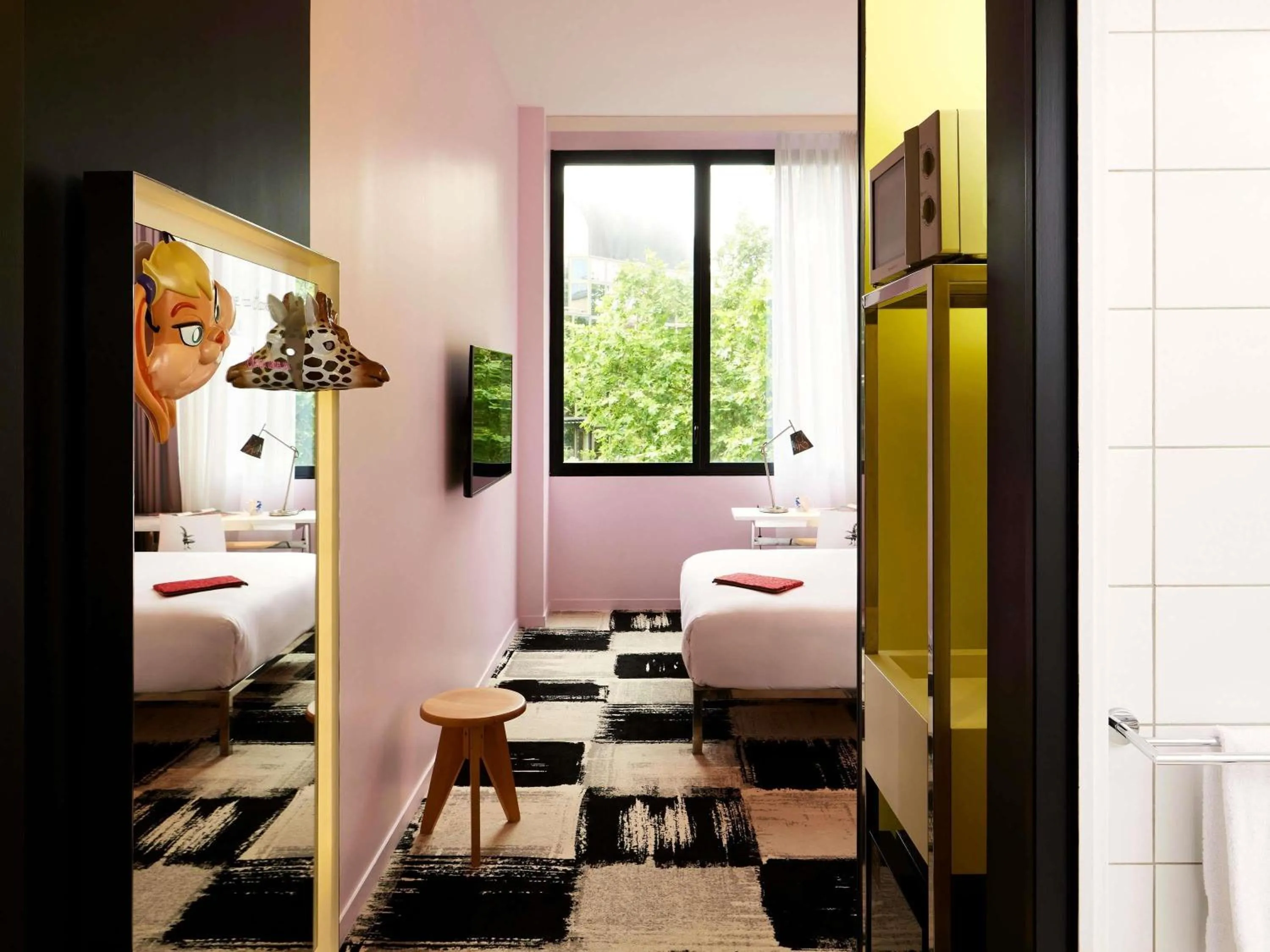 Bedroom, Bed in Mama Shelter Bordeaux Centre