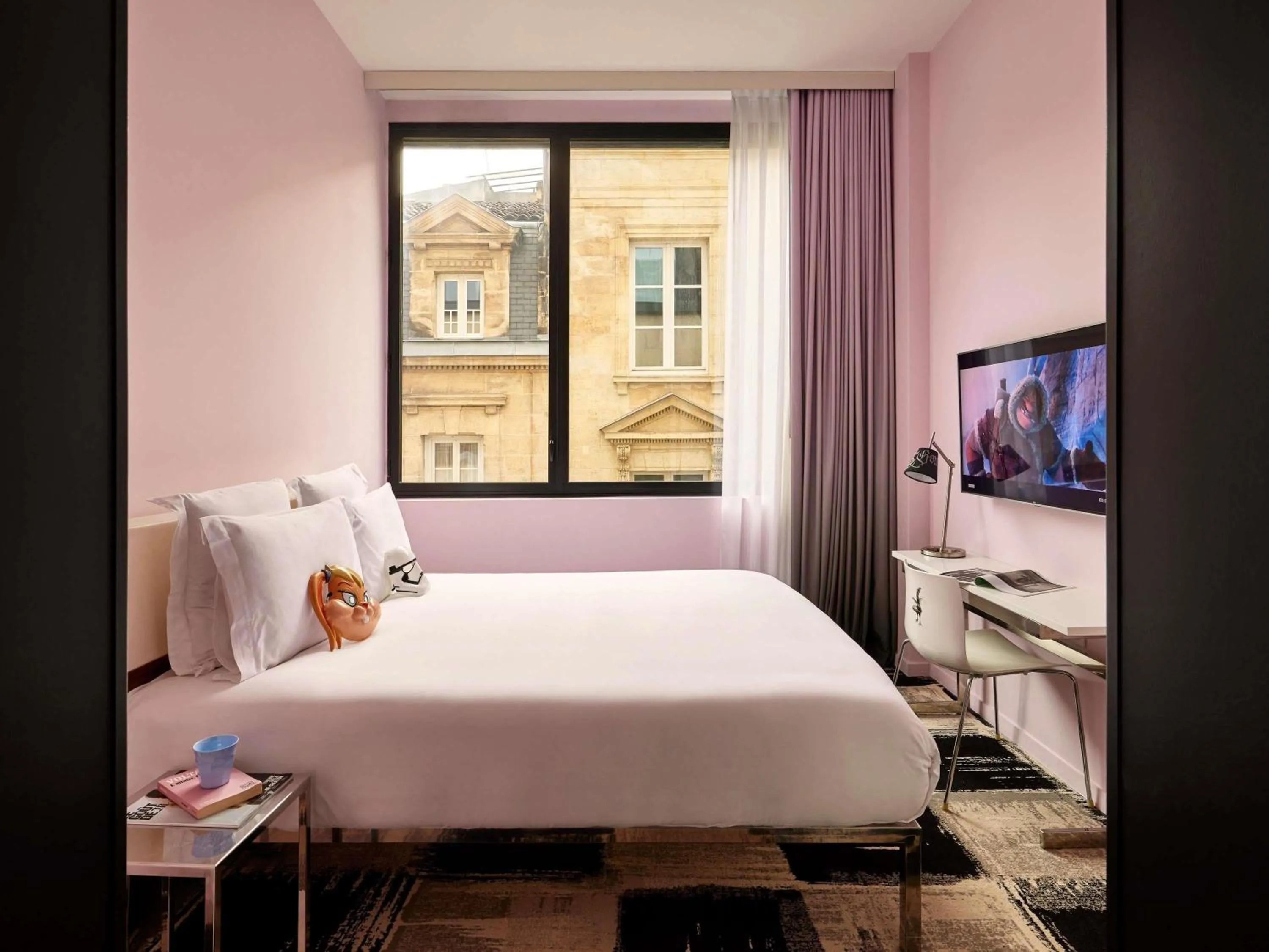 Bedroom, Bed in Mama Shelter Bordeaux Centre