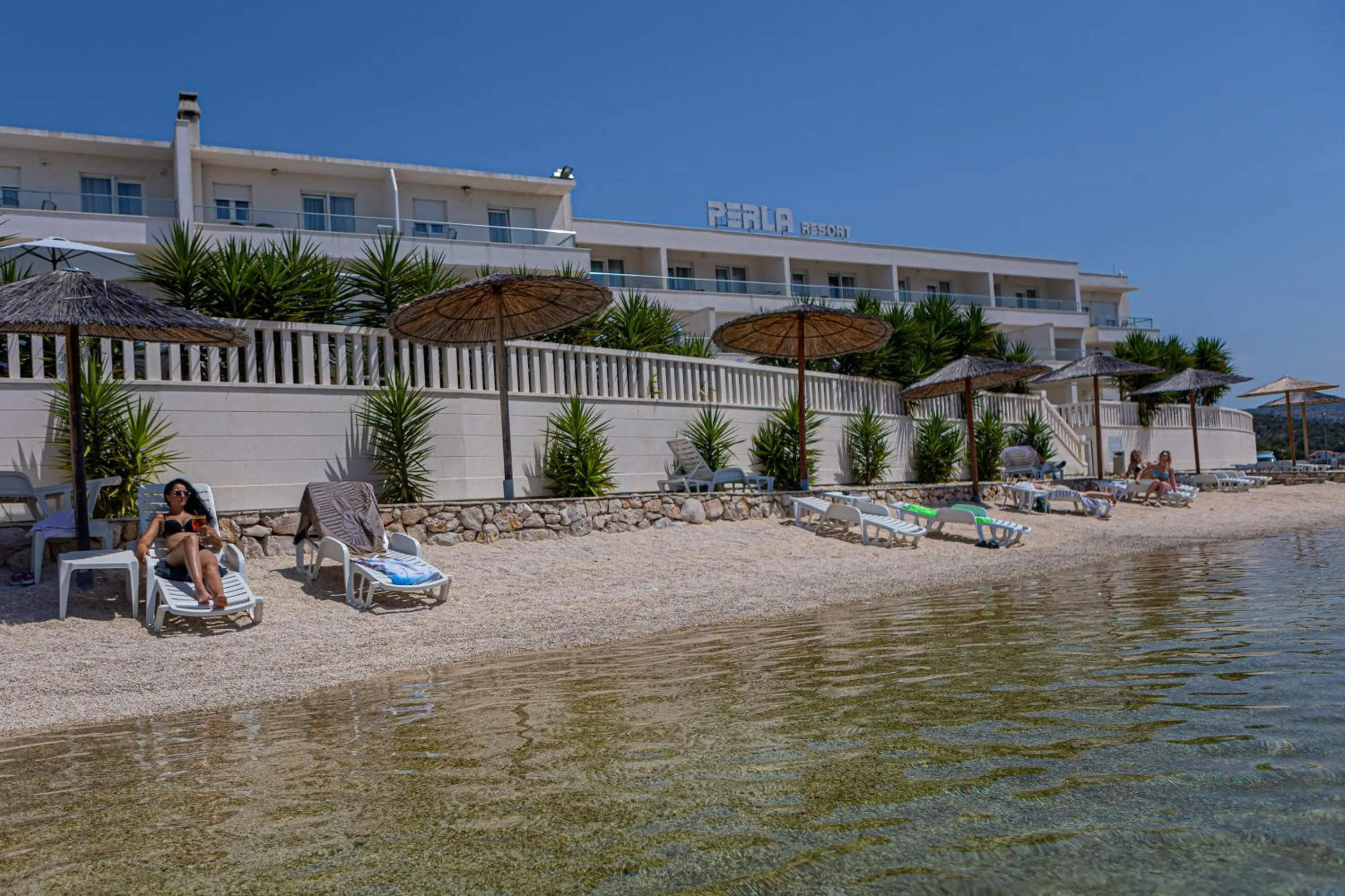 sunbed in Perla Resort