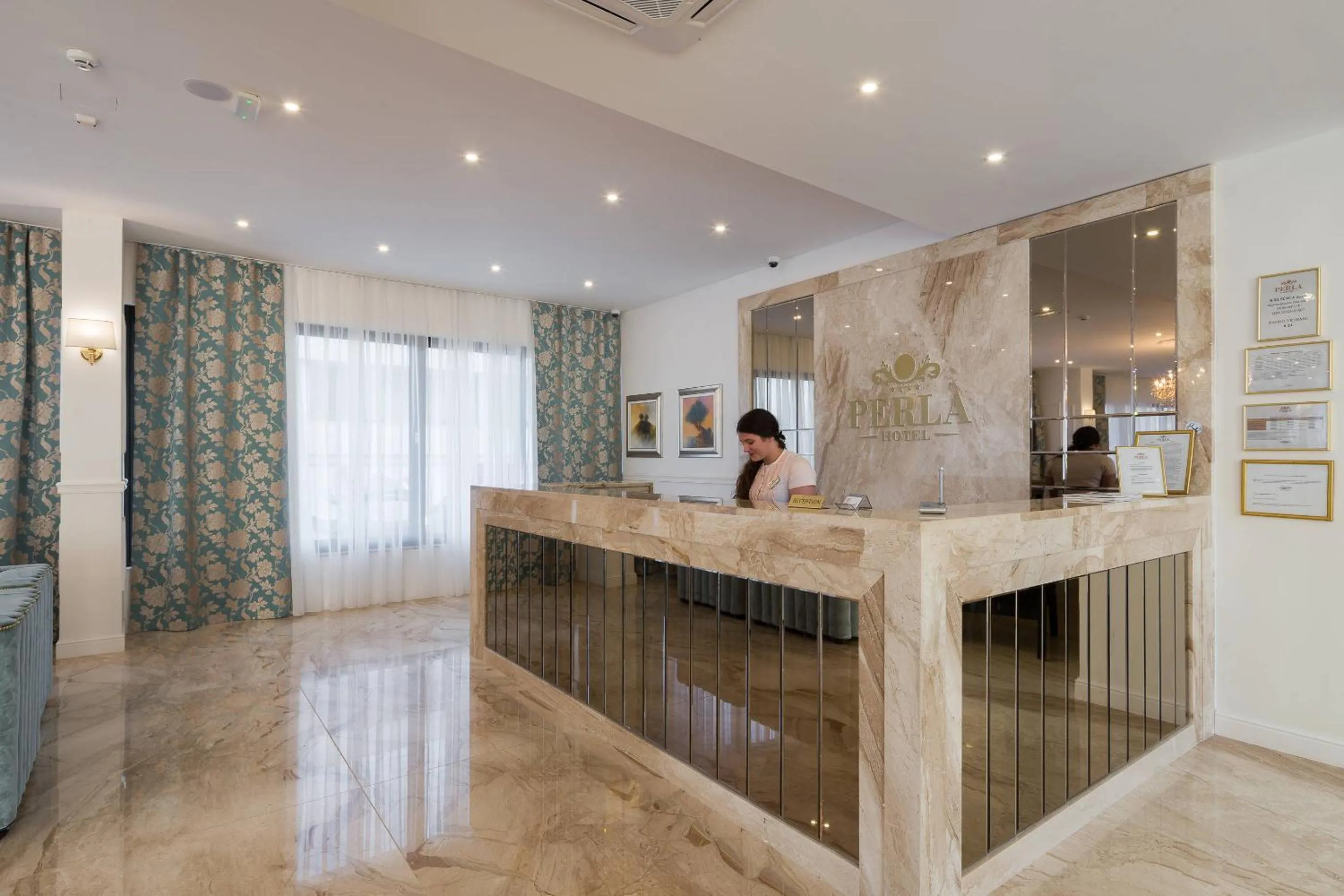 Lobby or reception in Perla Resort