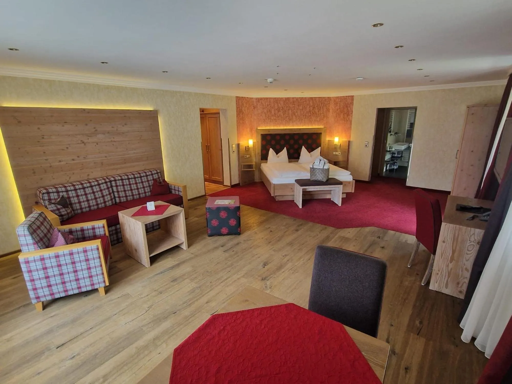 Bed in Hotel Seeblick