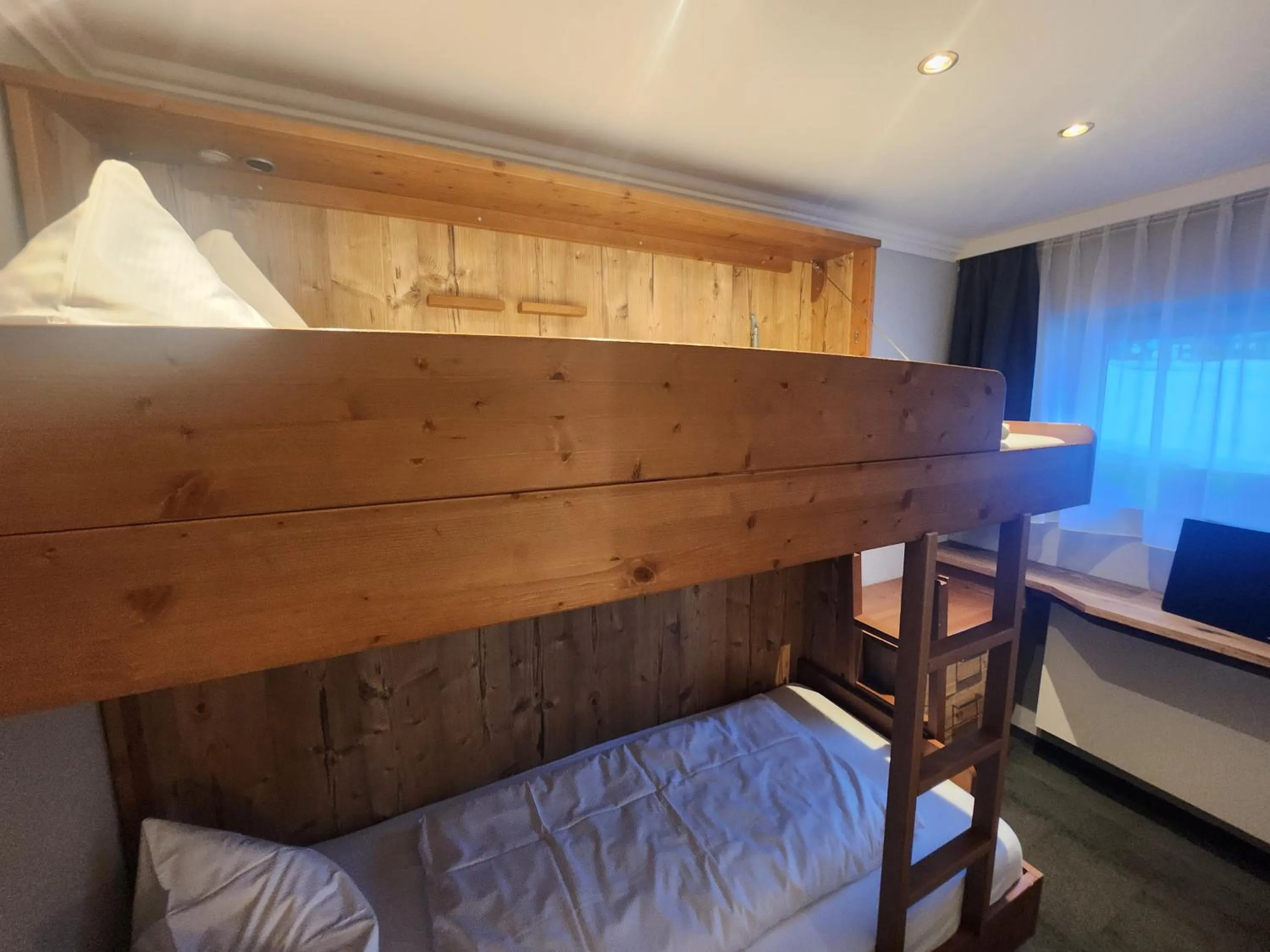 Bed in Hotel Seeblick