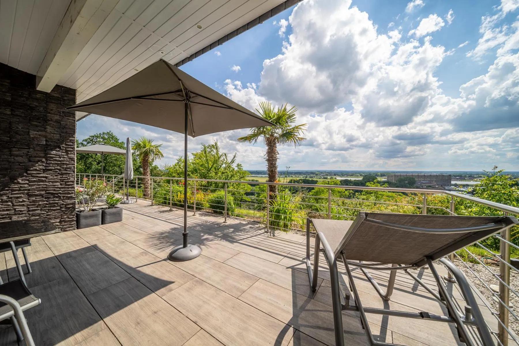 Balcony/Terrace in Hotel Zum Halbmond