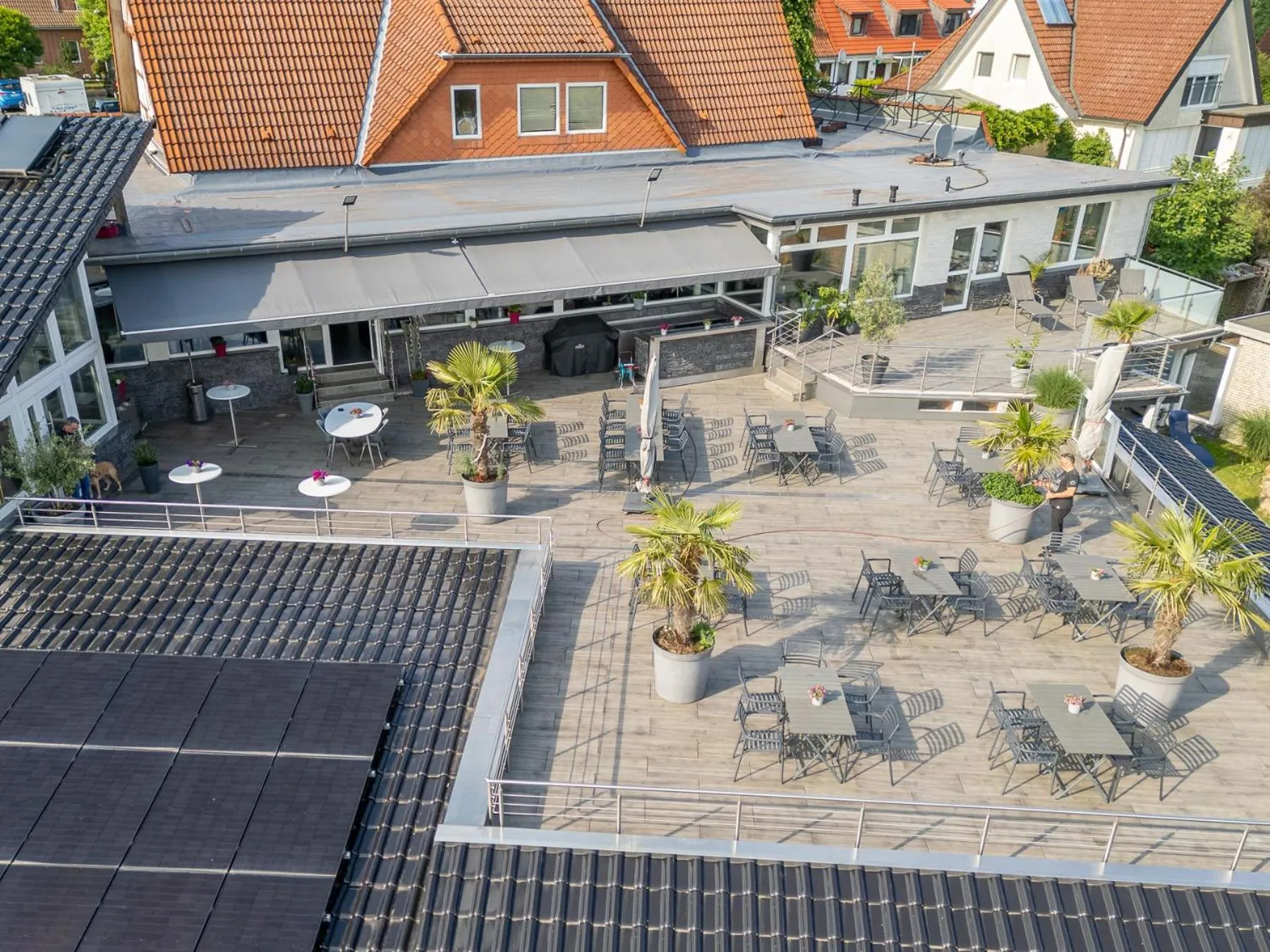 Balcony/Terrace in Hotel Zum Halbmond
