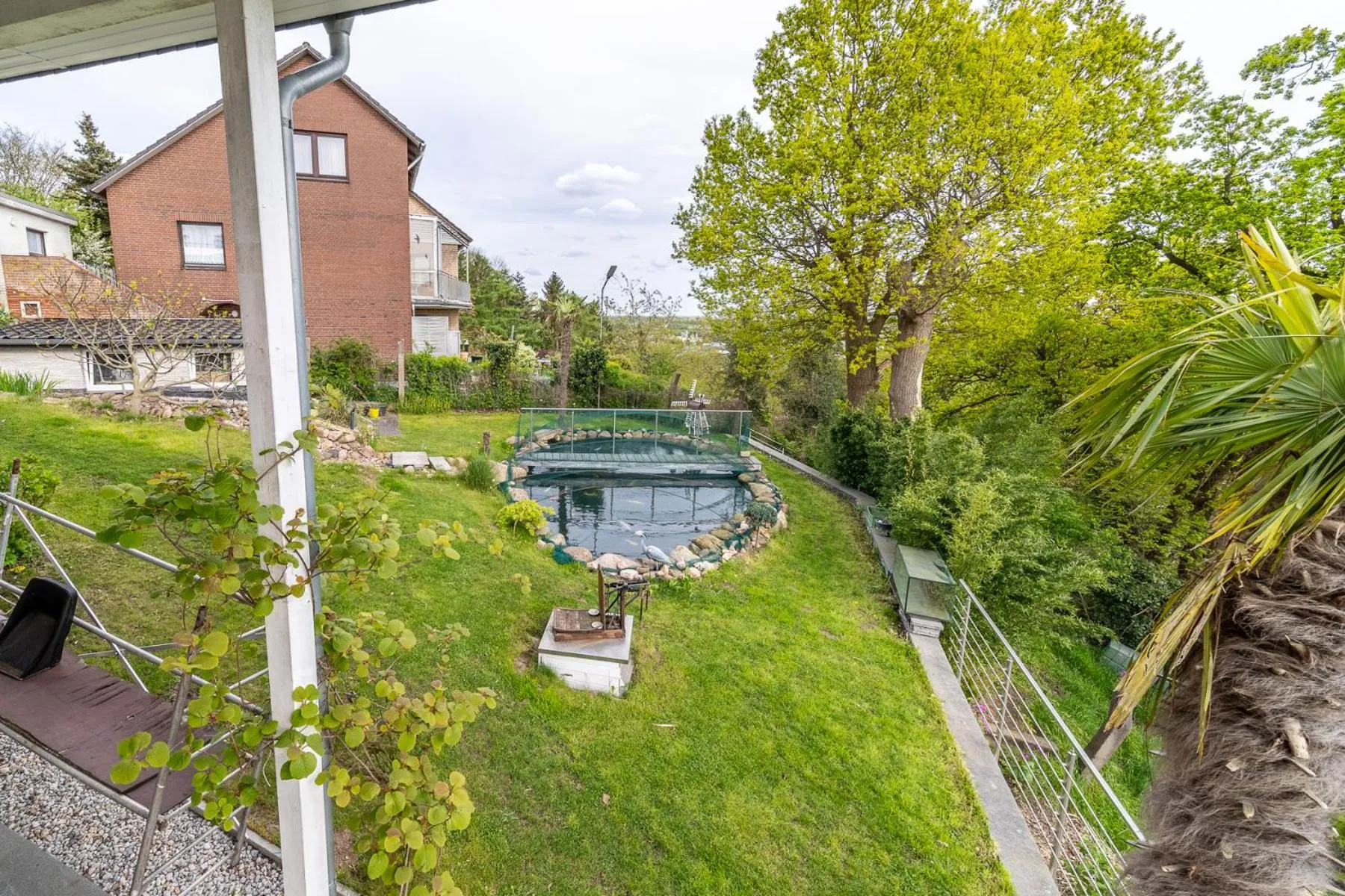 Garden in Hotel Zum Halbmond