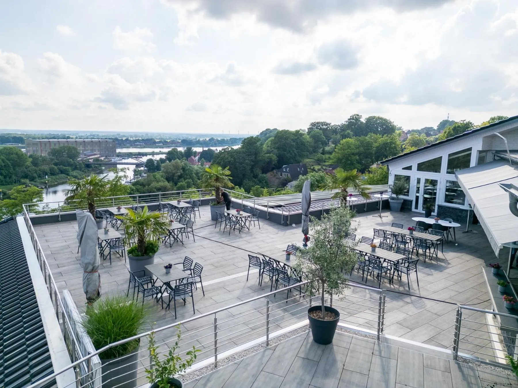 Balcony/Terrace in Hotel Zum Halbmond