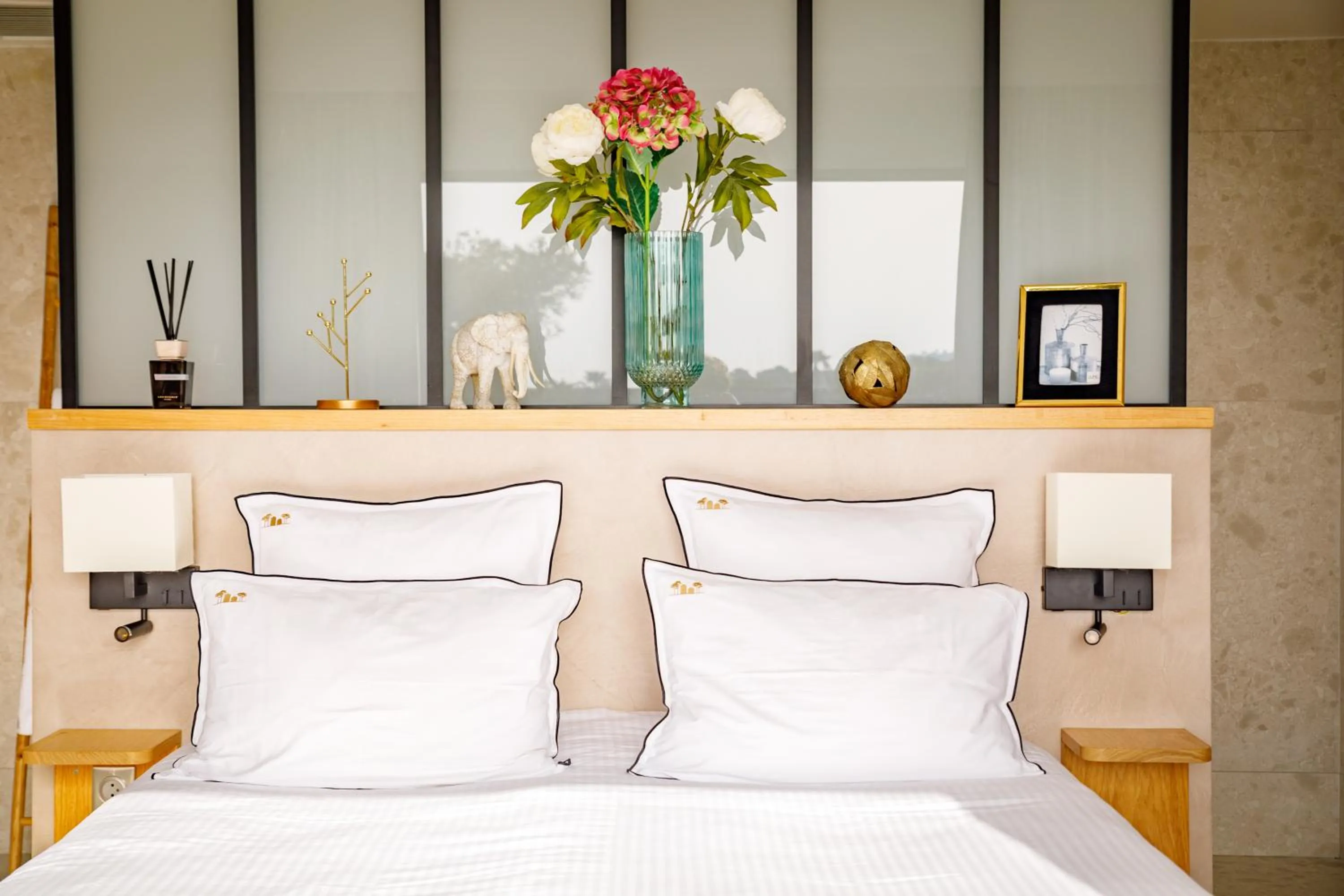 Bed in Le Lodge des Îles d'Or