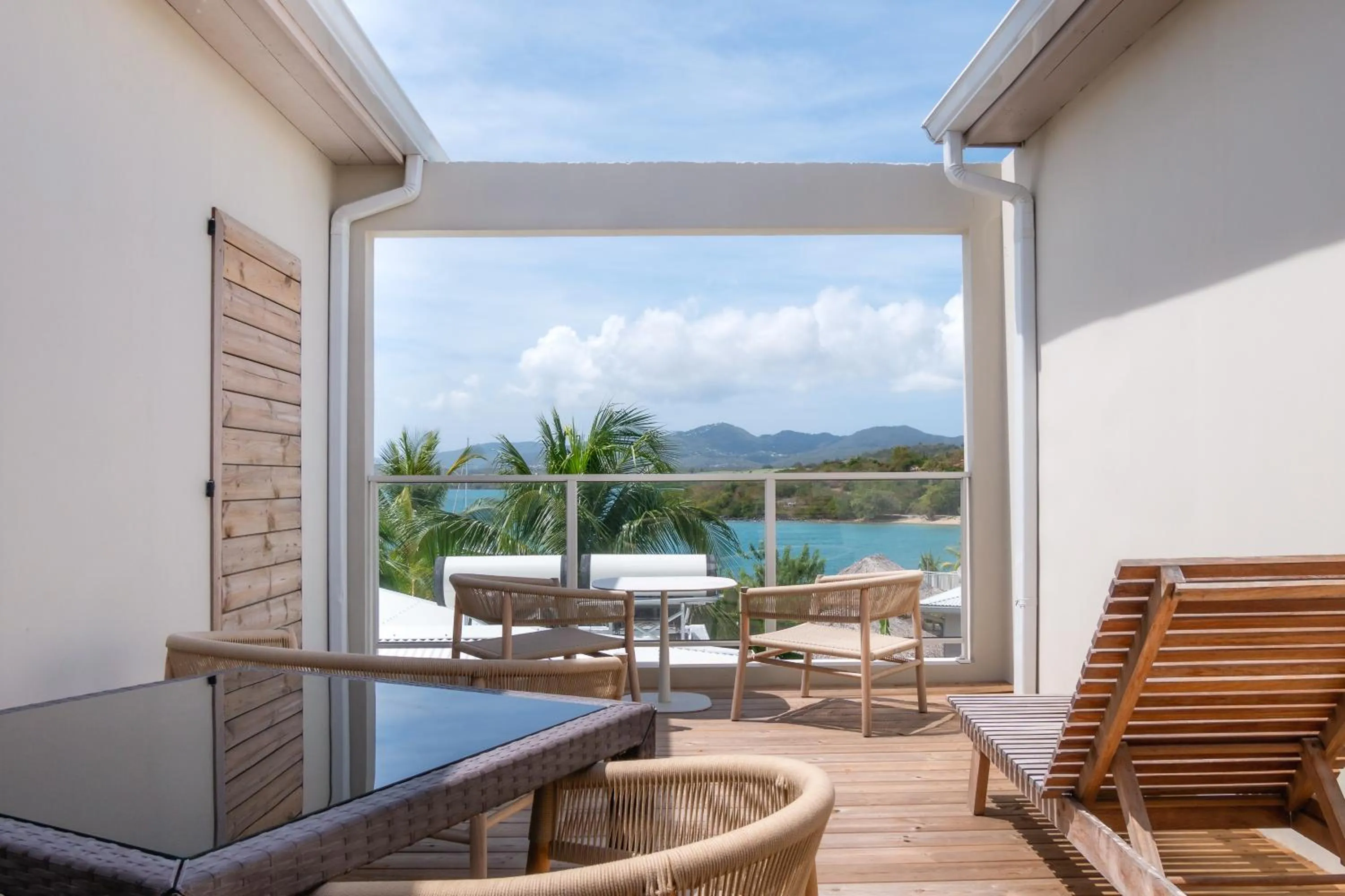 Patio in Hôtel Iloma