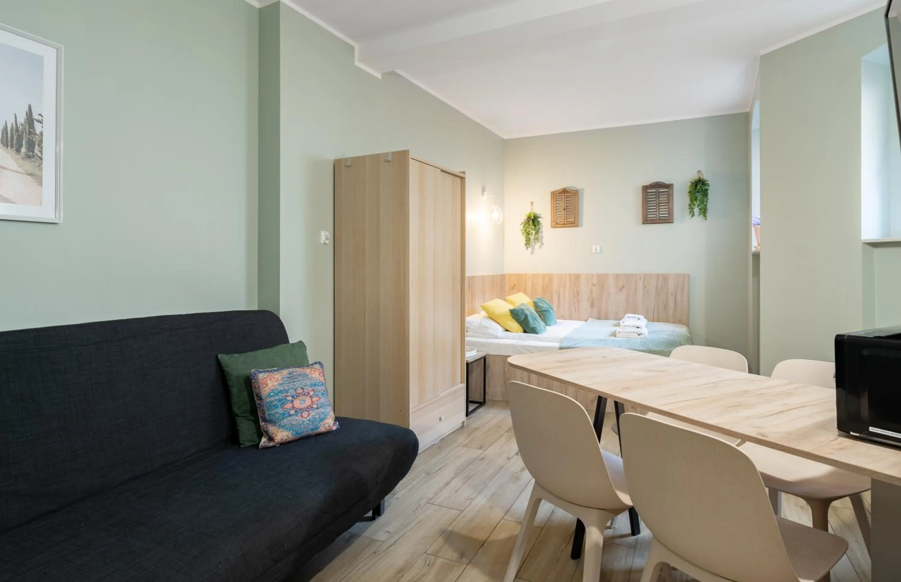 Living room, Bed in Aparthotel przy Bulwarze by Rentoom