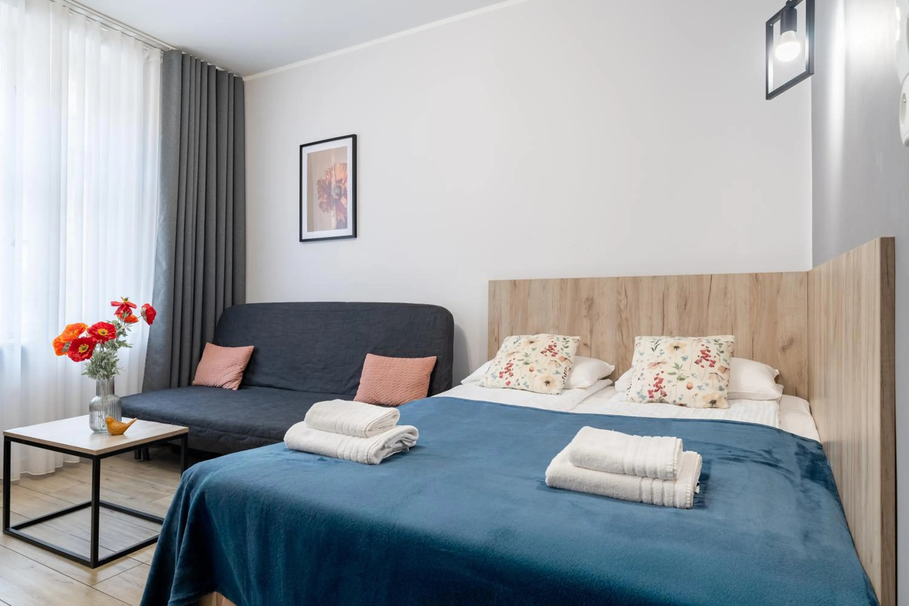 Bed in Aparthotel przy Bulwarze by Rentoom