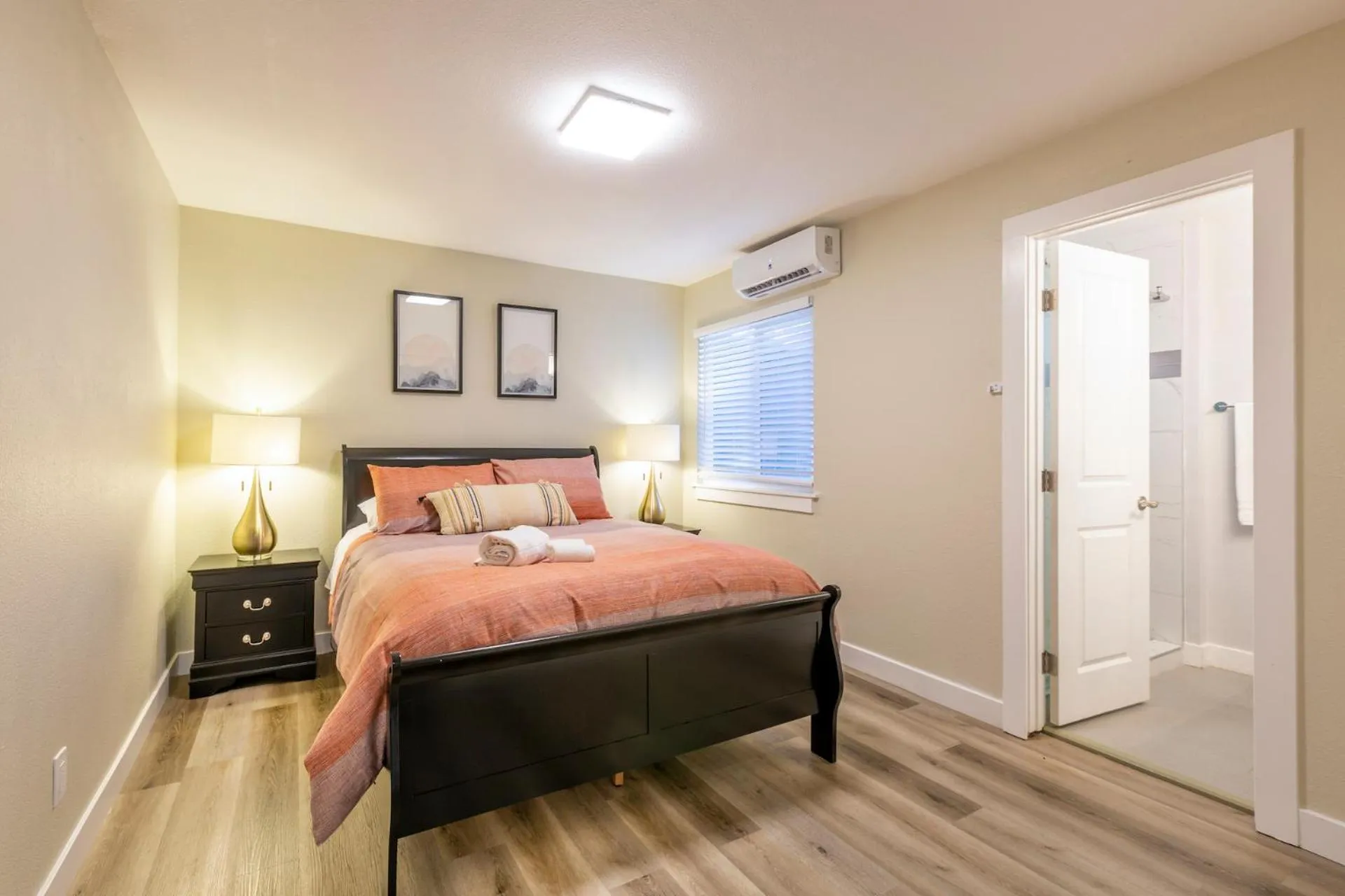 Bedroom, Bed in @ Marbella Lane 6BR Duplex in Downtown San Jose