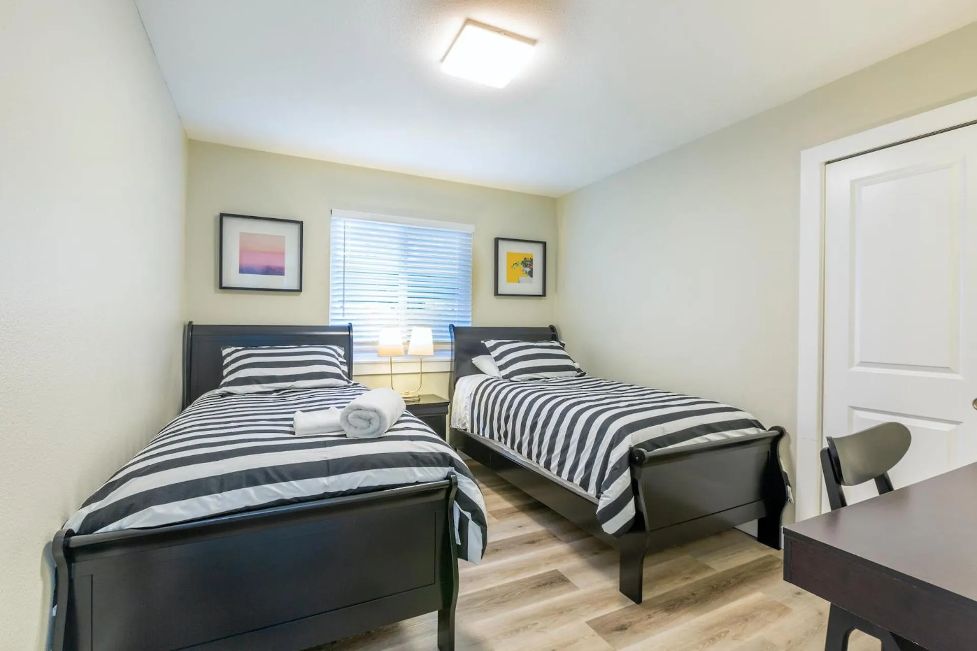 Bedroom, Bed in @ Marbella Lane 6BR Duplex in Downtown San Jose
