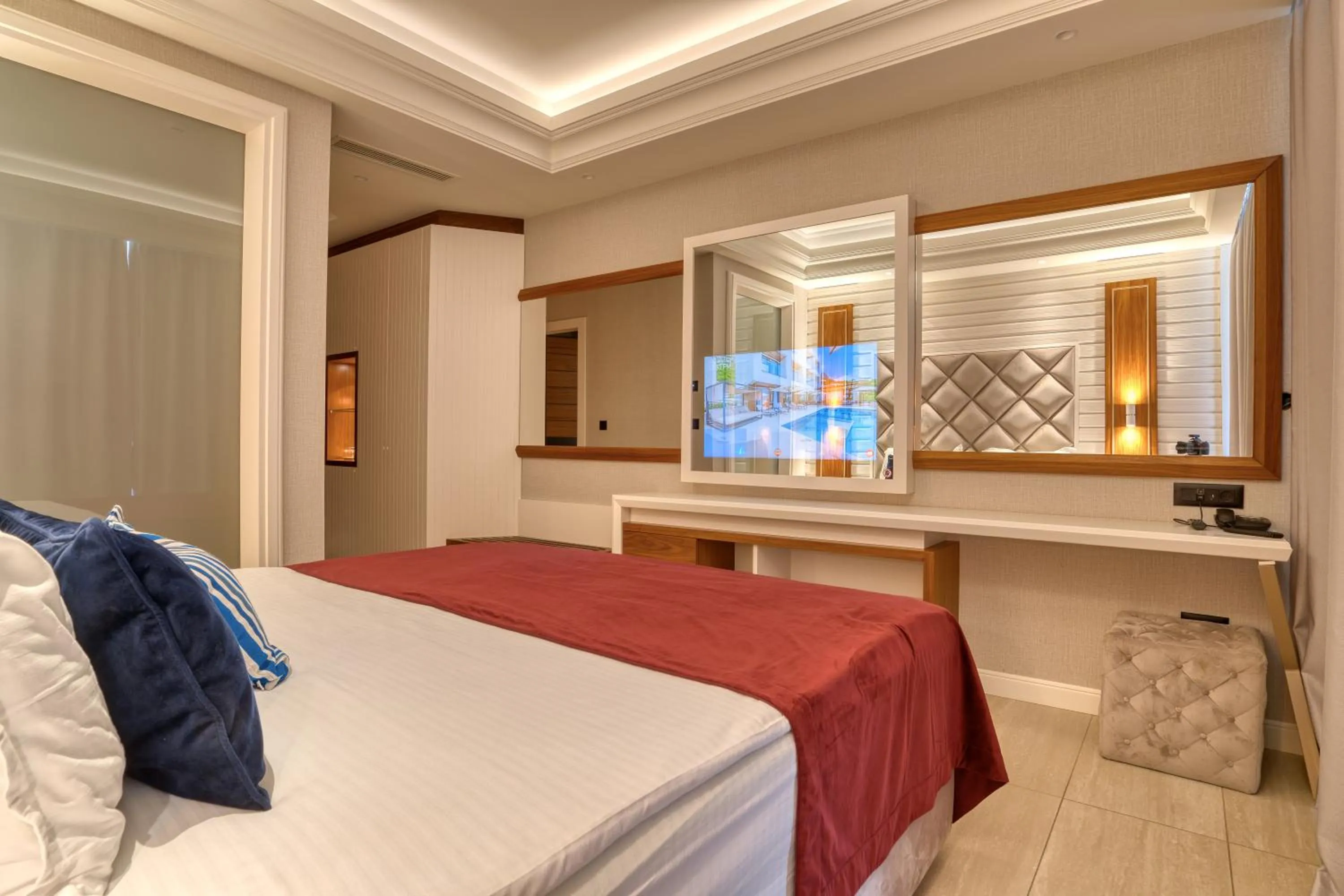 Bed in Boutique Hotel R Palazzo