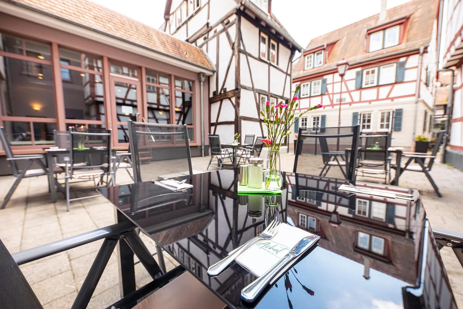 Balcony/Terrace in ACHAT Hotel Heppenheim