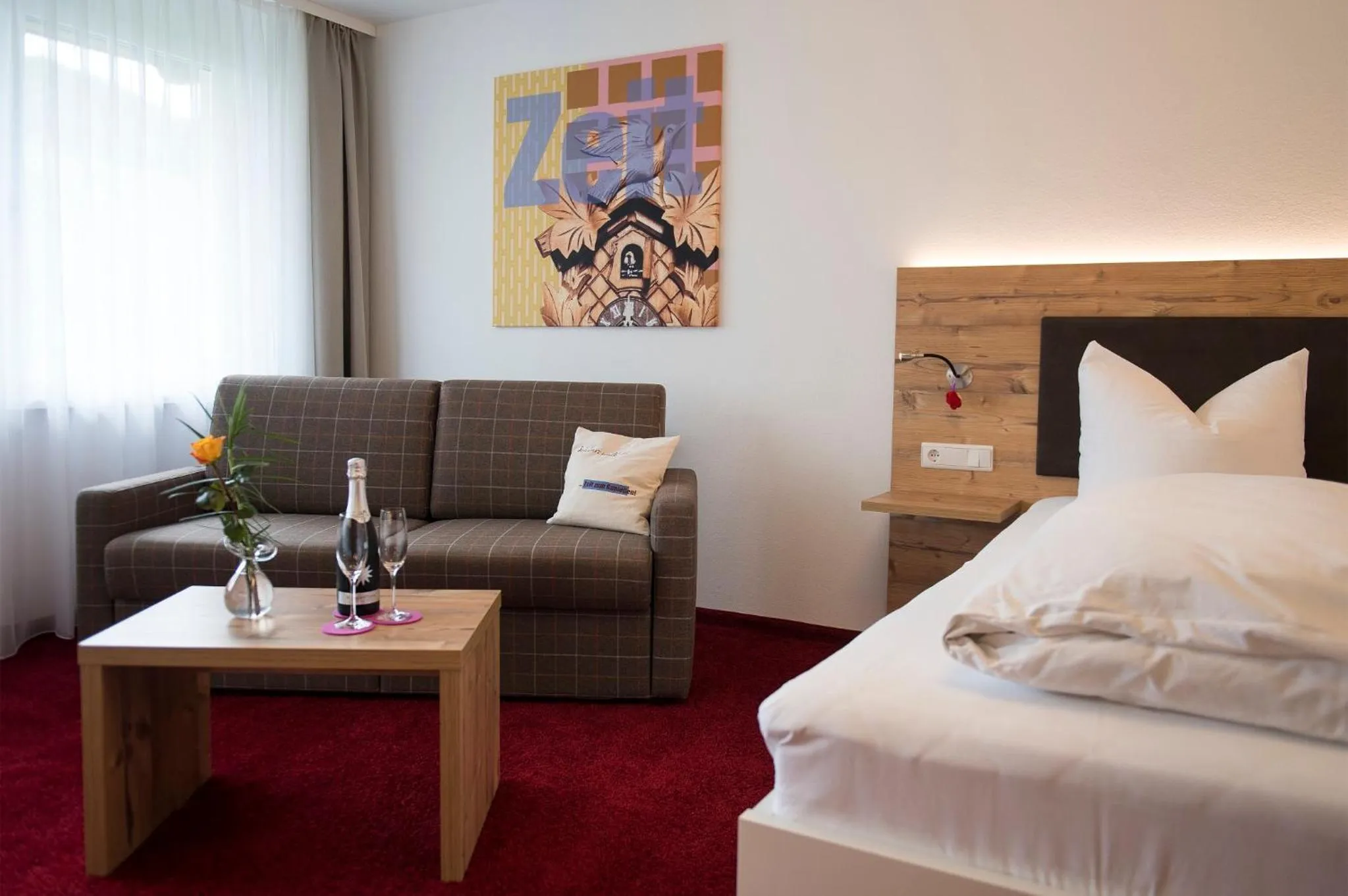 Photo of the whole room, Bed in Hotel Garni Schmieder’s Ochsen