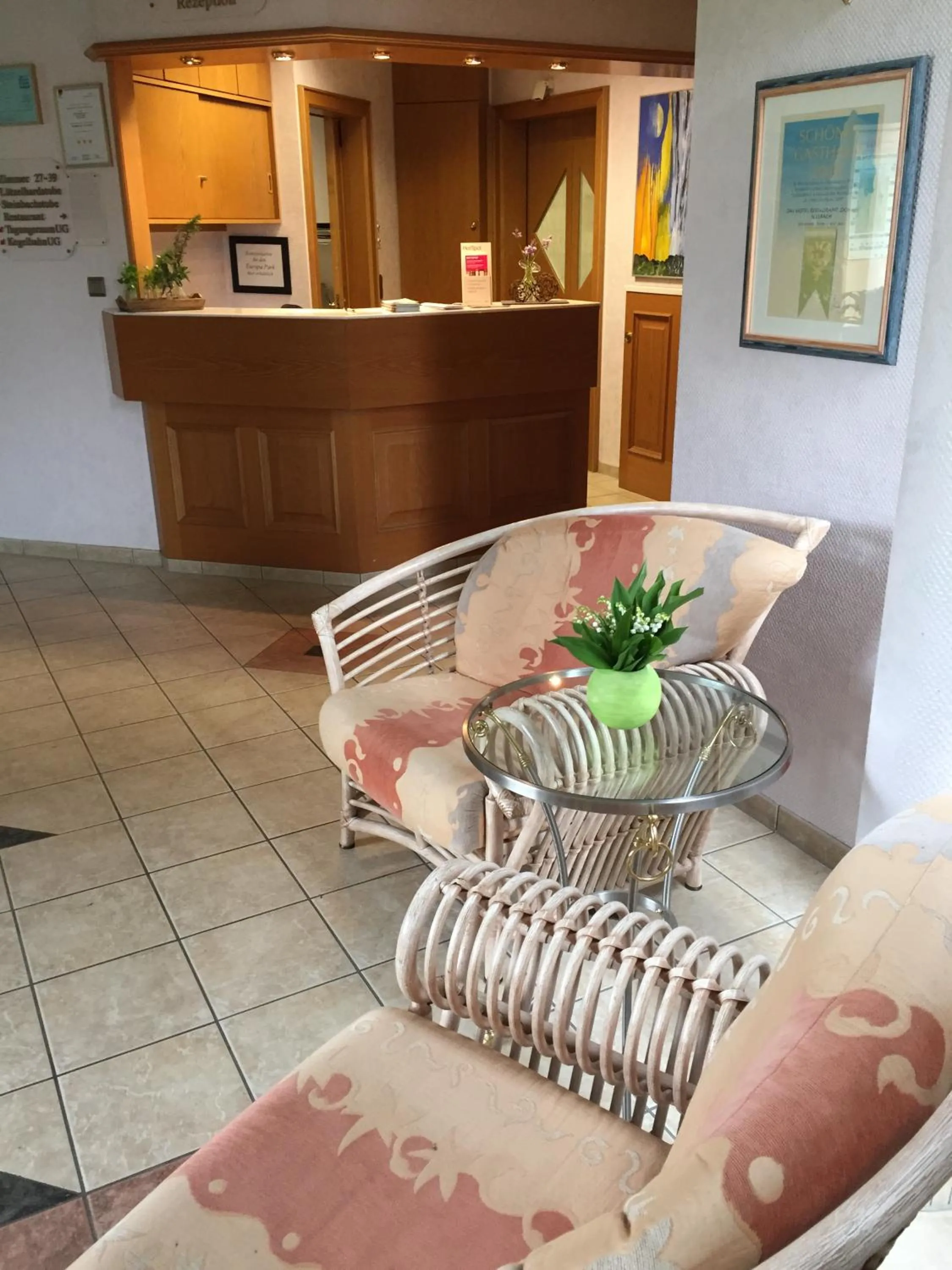 Decorative detail in Hotel Garni Schmieder’s Ochsen