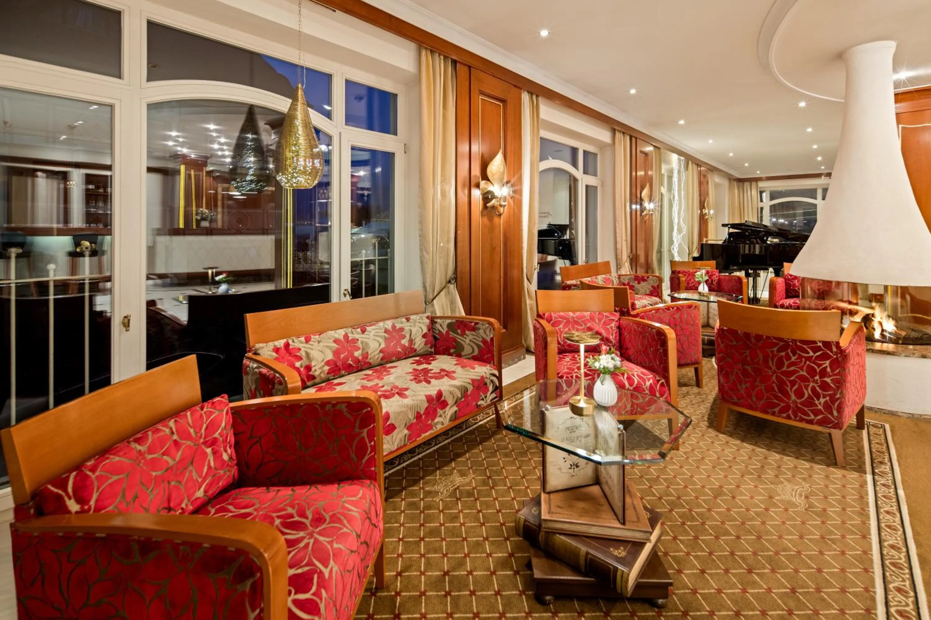 Lobby or reception in Hotel Dreiflüssehof