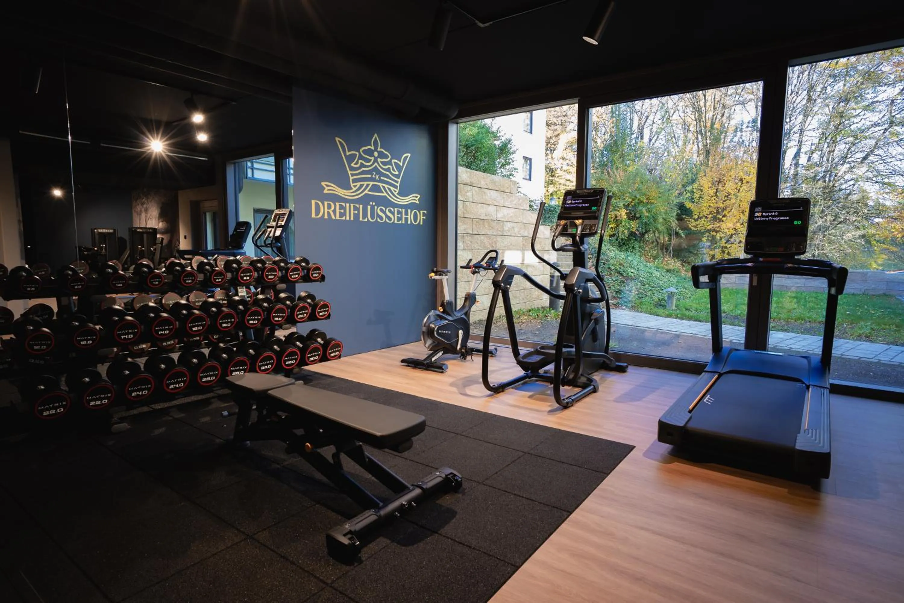 Fitness centre/facilities in Hotel Dreiflüssehof