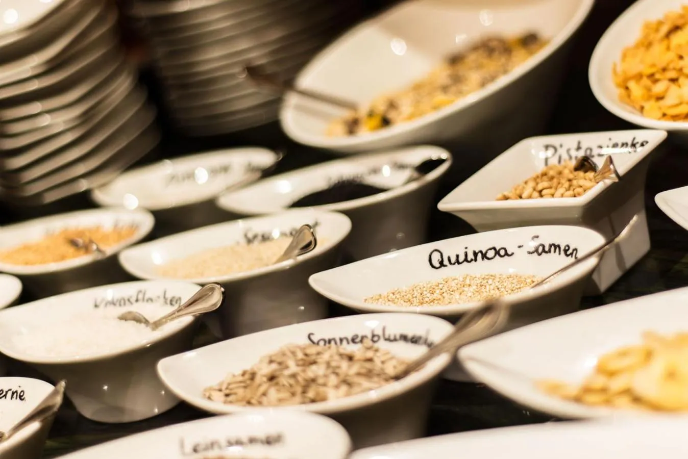 Buffet breakfast in Hotel Dreiflüssehof