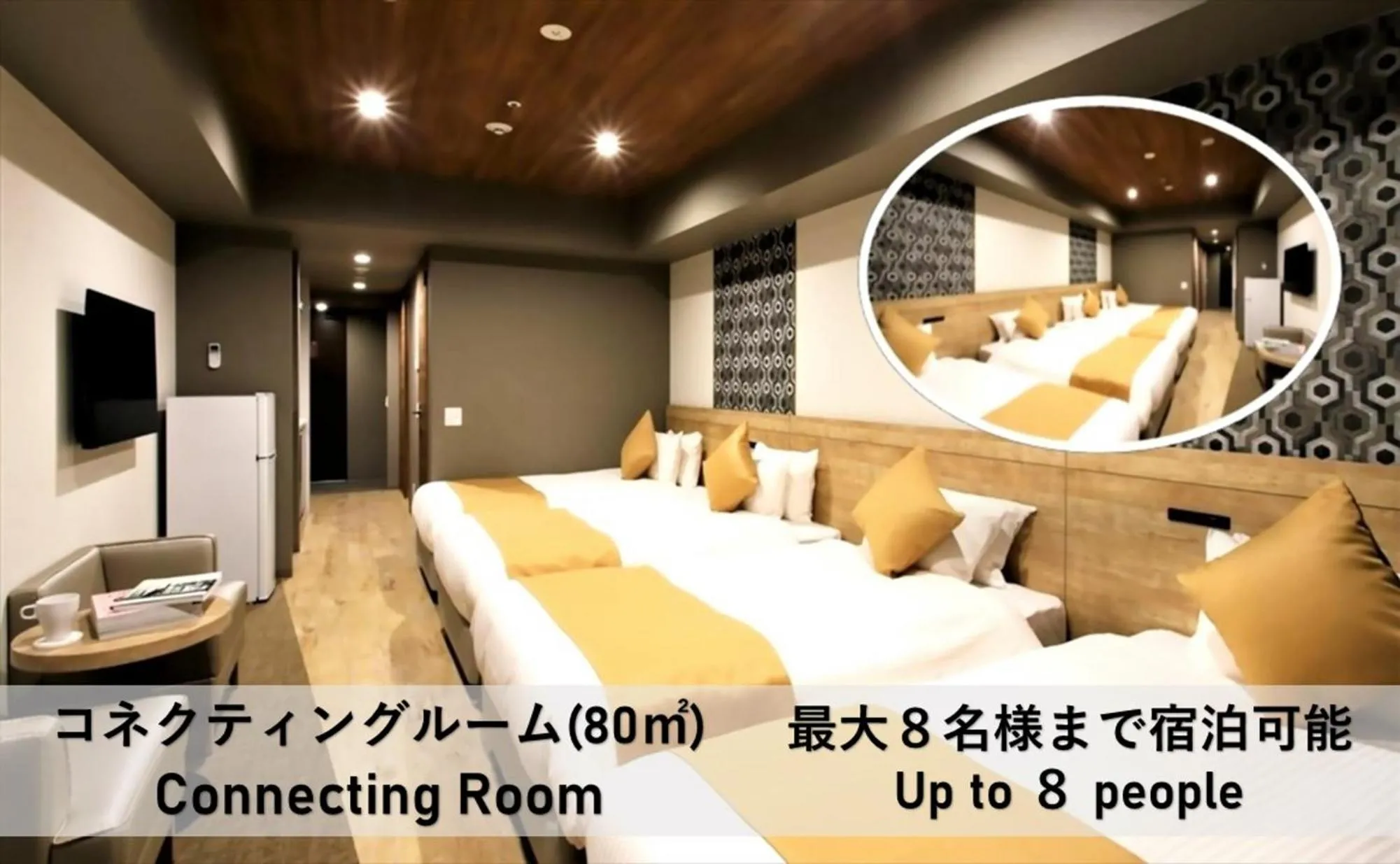 Bedroom in Takuto Hotel Osaka Shinsaibashi