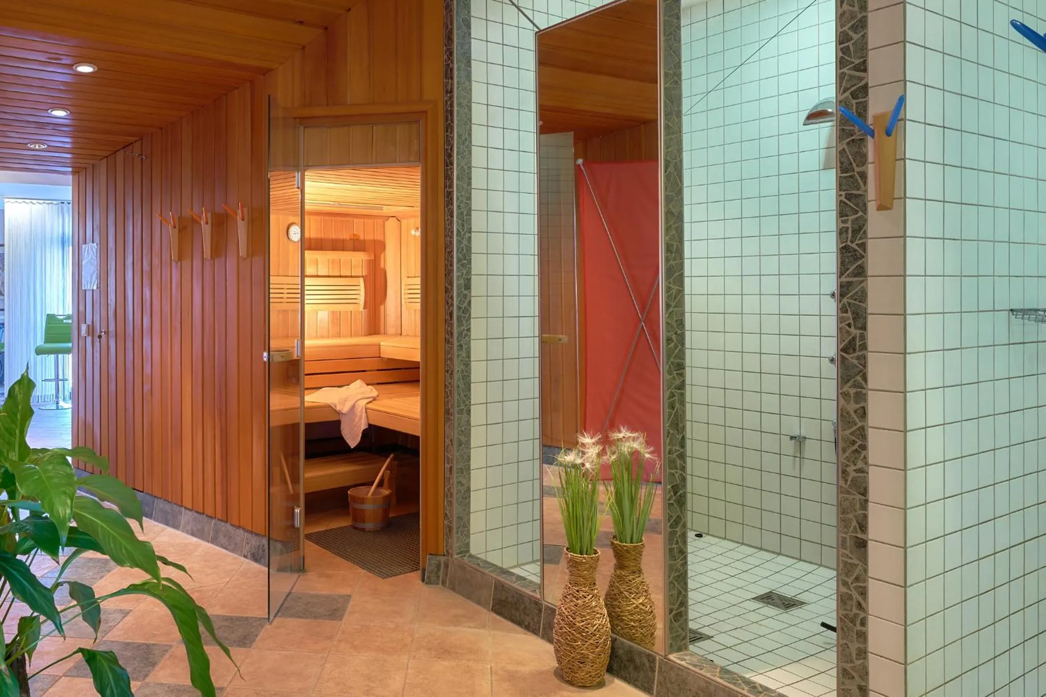 Spa and wellness centre/facilities in Hotel Garni am Goetheplatz