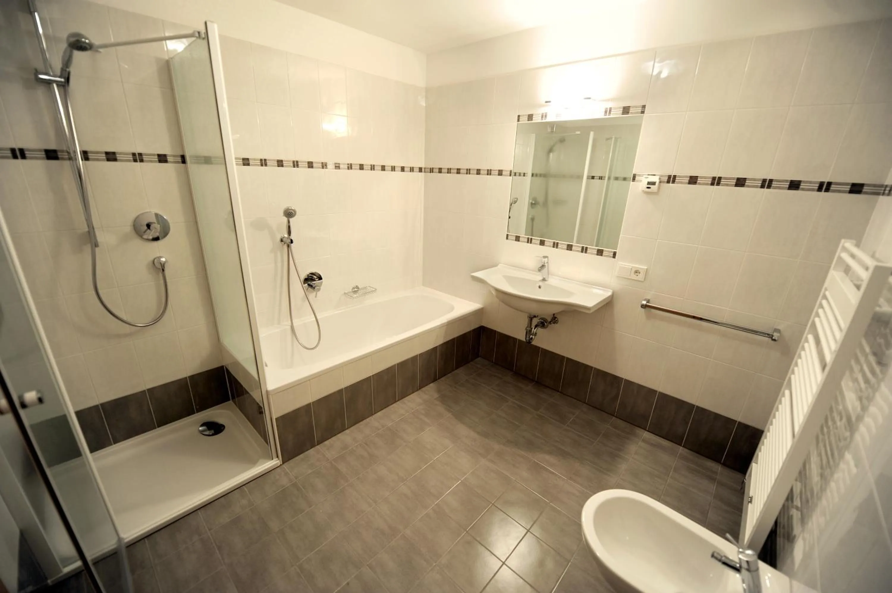 Bathroom in Apartments Restaurant Rusctlea