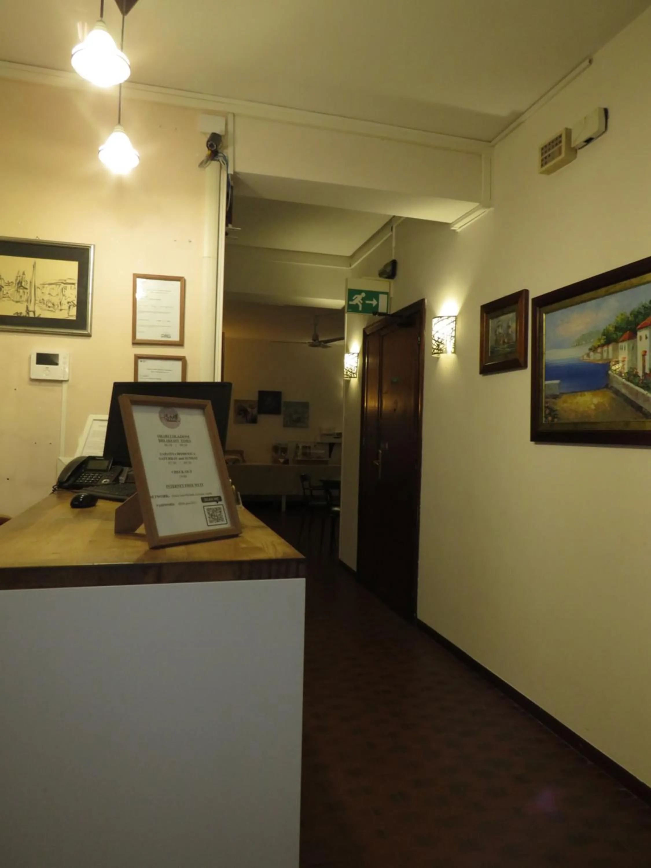 Lobby or reception in Hotel San Michele